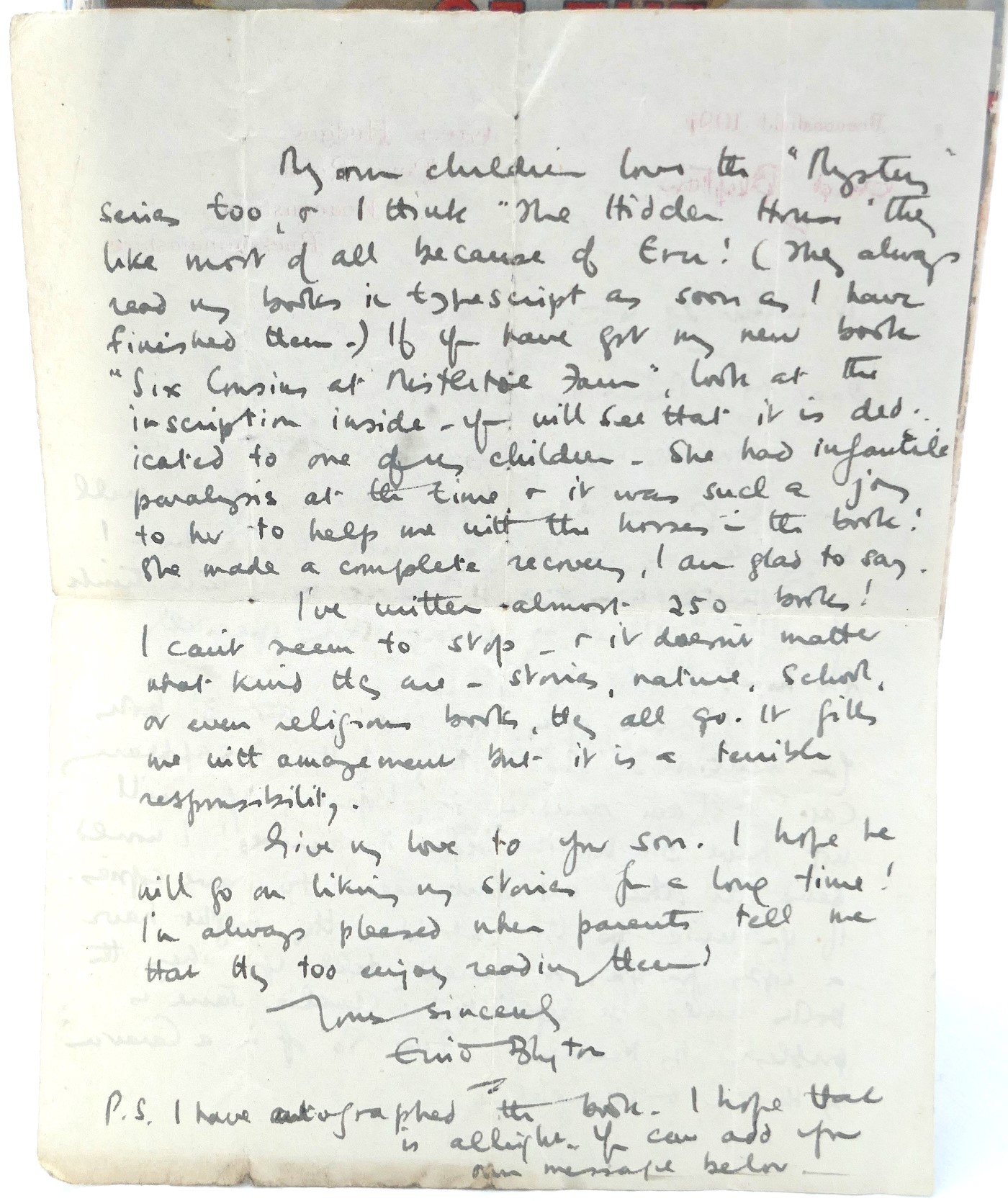 The Mystery of the Disappearing Cat. With Letter from the Author (1944) - Image 3