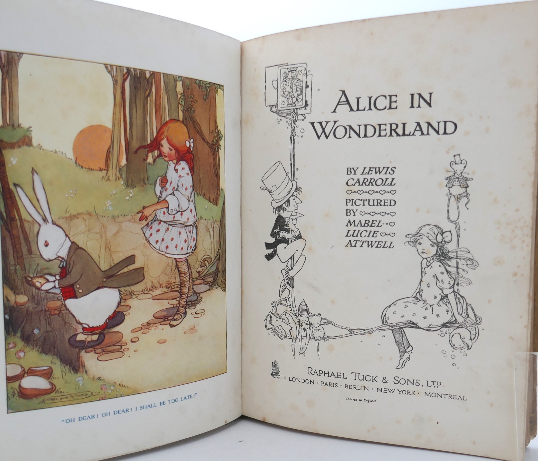Alice in Wonderland. Illustrated by Mabel Lucie Attwell (1932) - Image 3