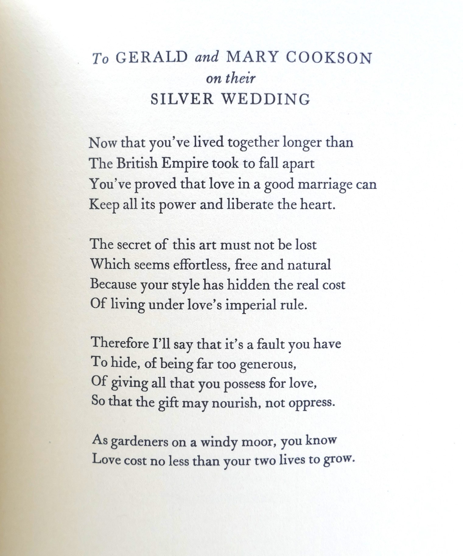 Care. Limited Edition. With Poem in Holograph (1983) - Image 5