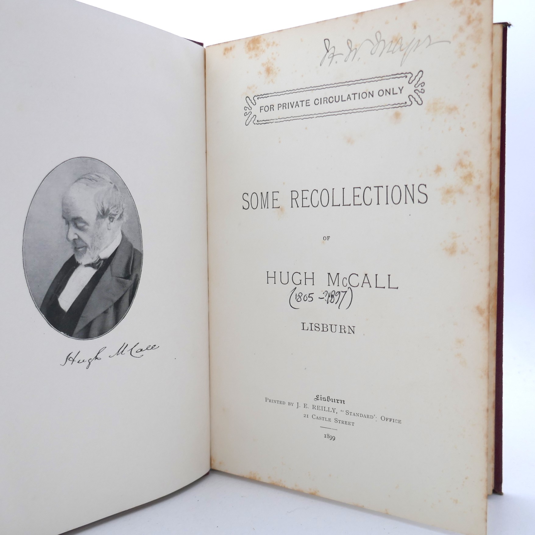 Some Recollections of Hugh McCall, Lisburn (1899) - Image 2