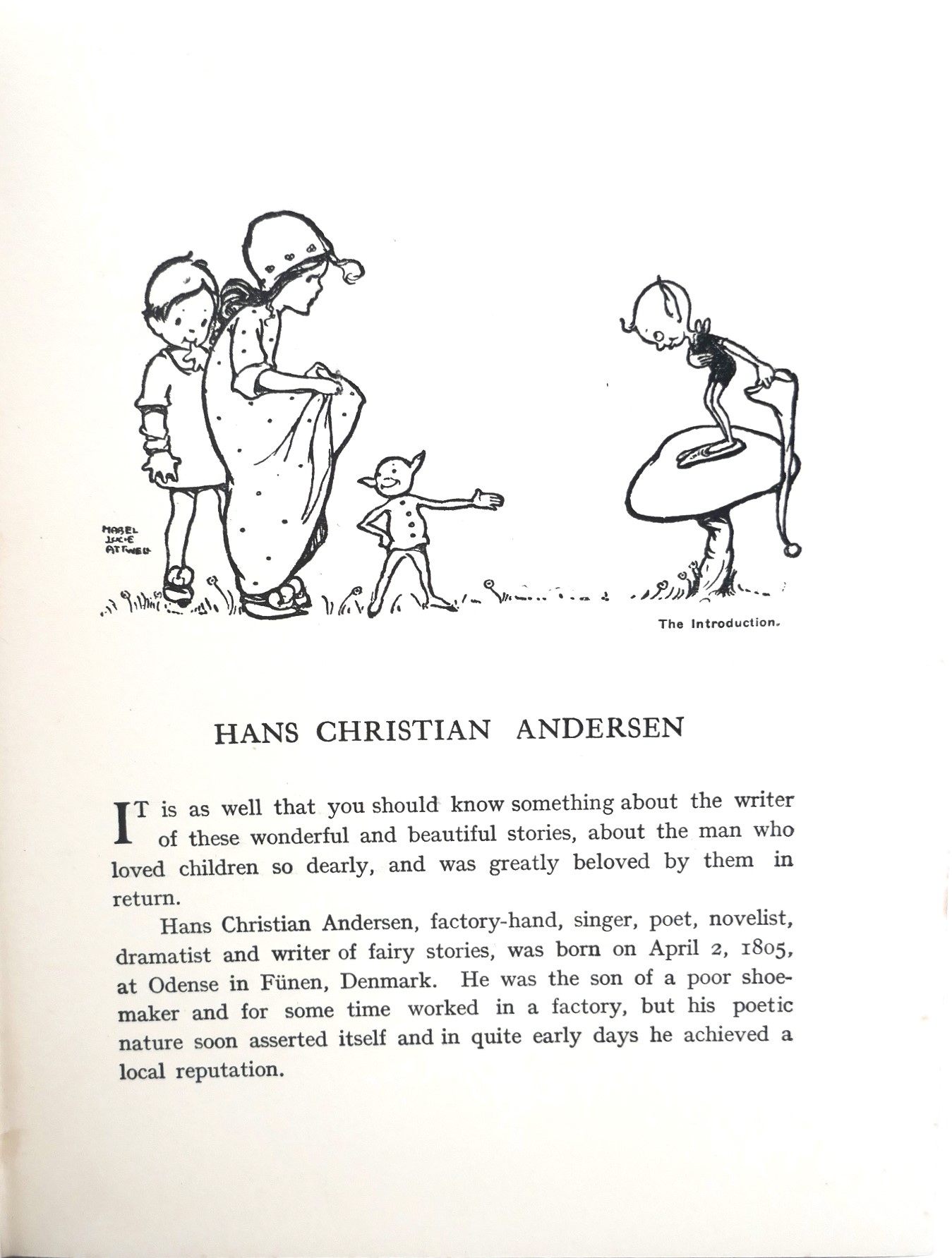 Hans Andersen's Fairy Tales. Illustrated by Mabel Lucie Attwell (1920) - Image 3