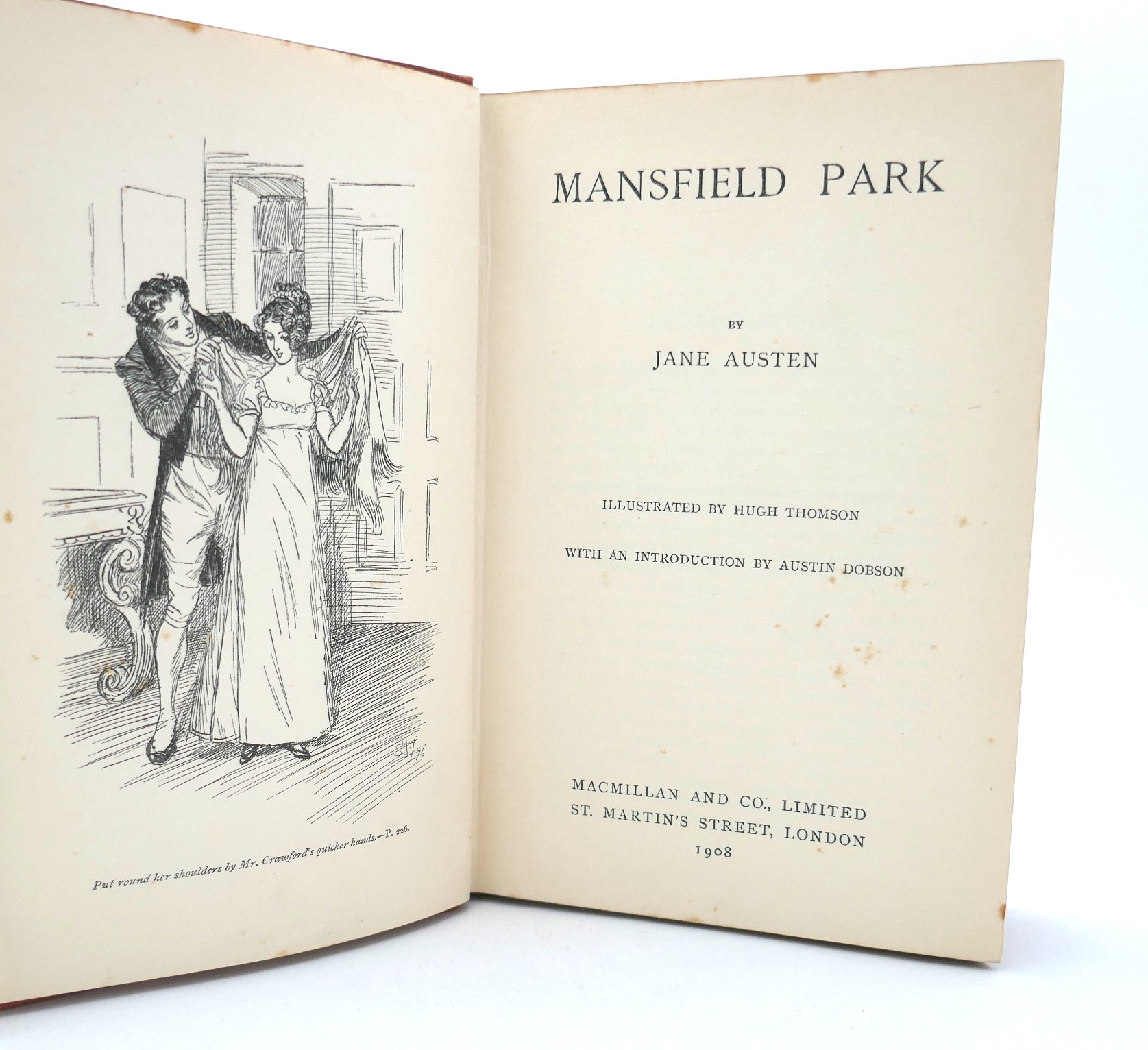 Mansfield Park. Illustrated by Hugh Thomson (1908) - Image 2