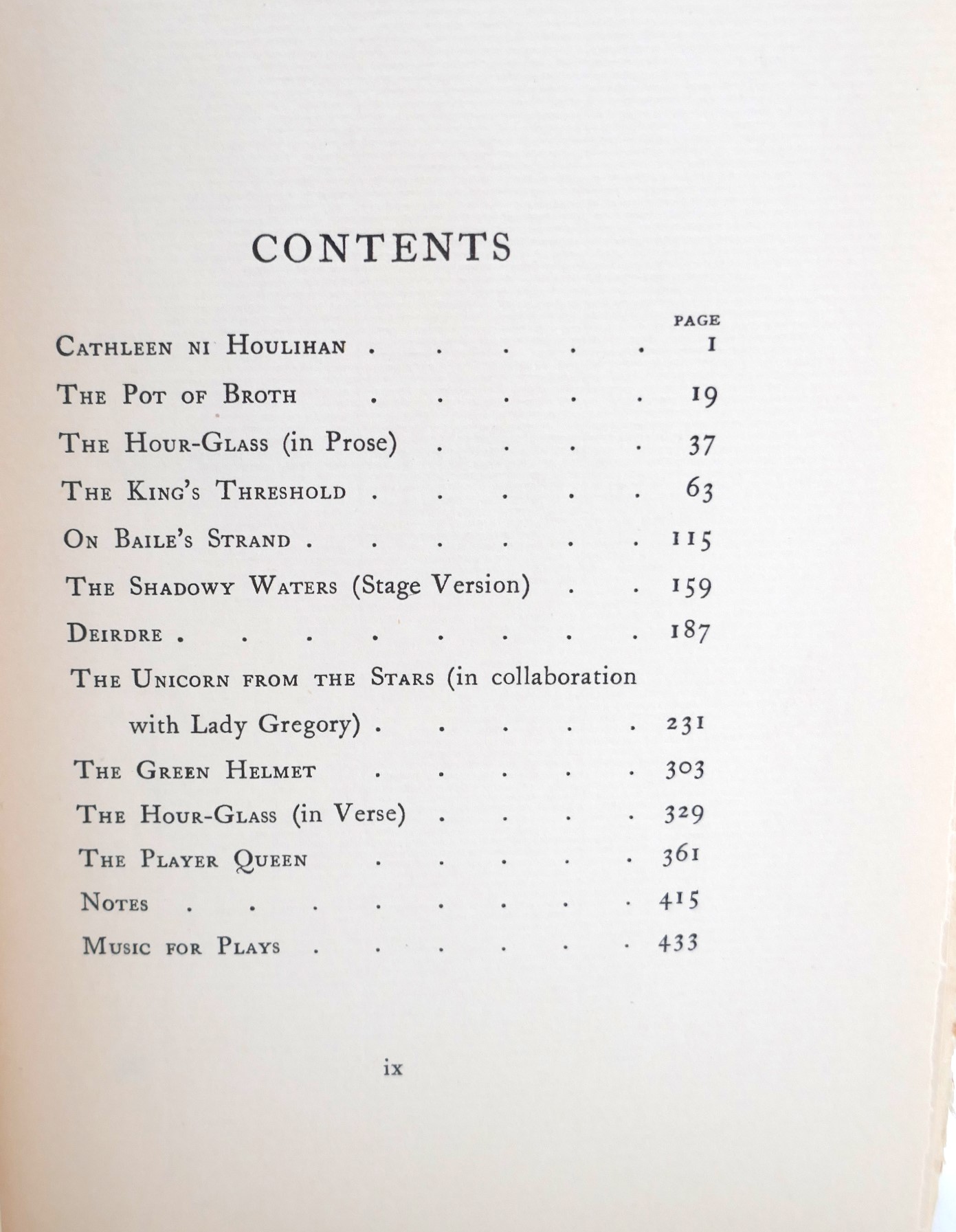 Plays in Prose and Verse. First Edition (1922) - Image 5