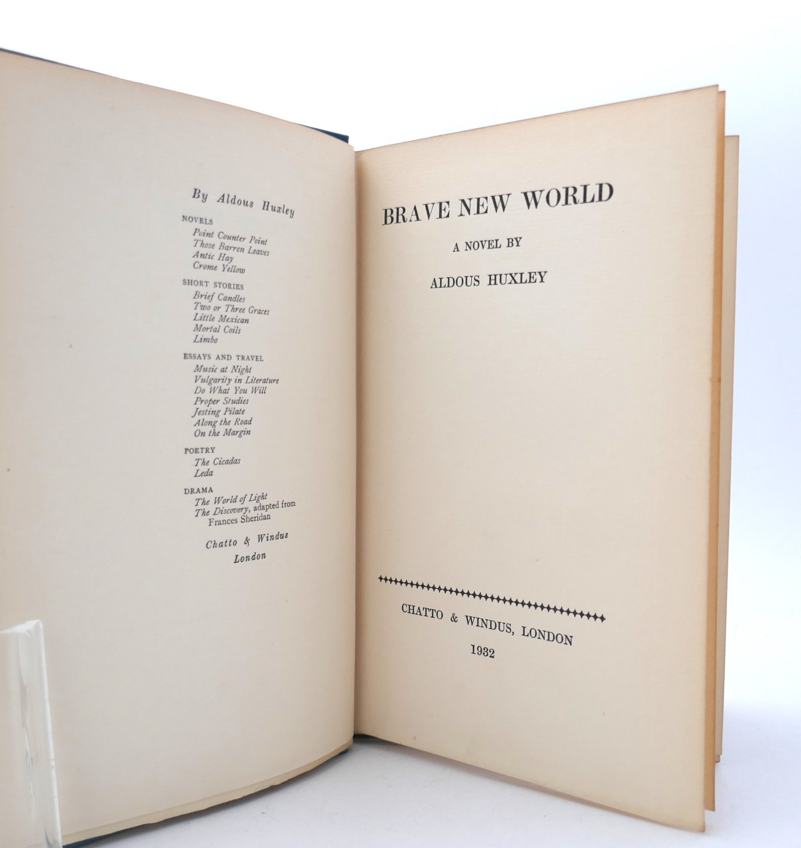 Brave New World. First Edition (1932) - Image 2