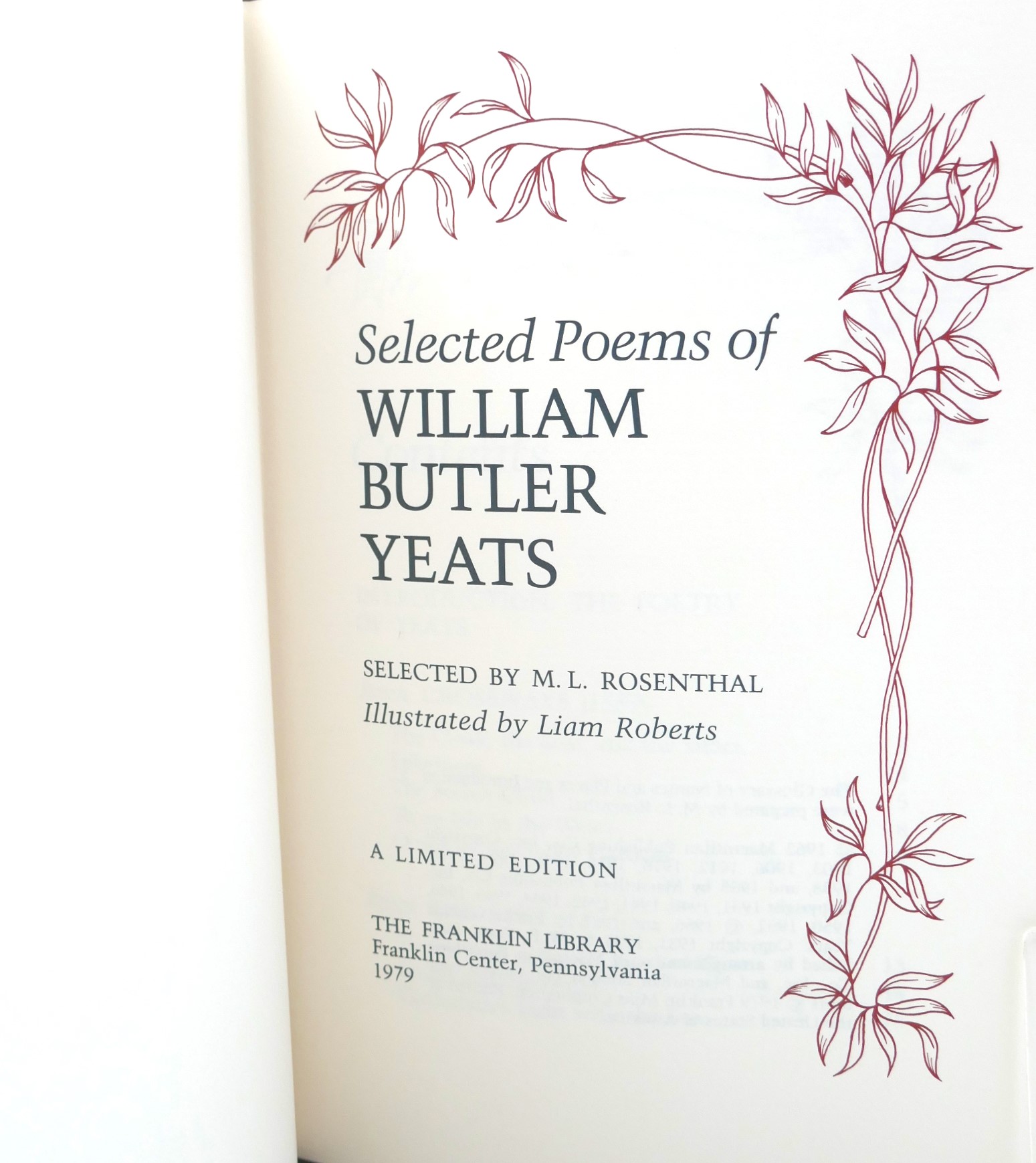 Poems of William Butler Yeats. Selected by M.L. Rosenthal (1979) - Image 7