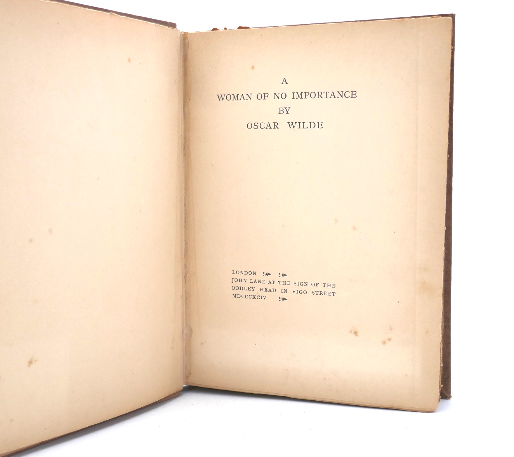 A Woman of No Importance. First Edition (1894) - Image 3