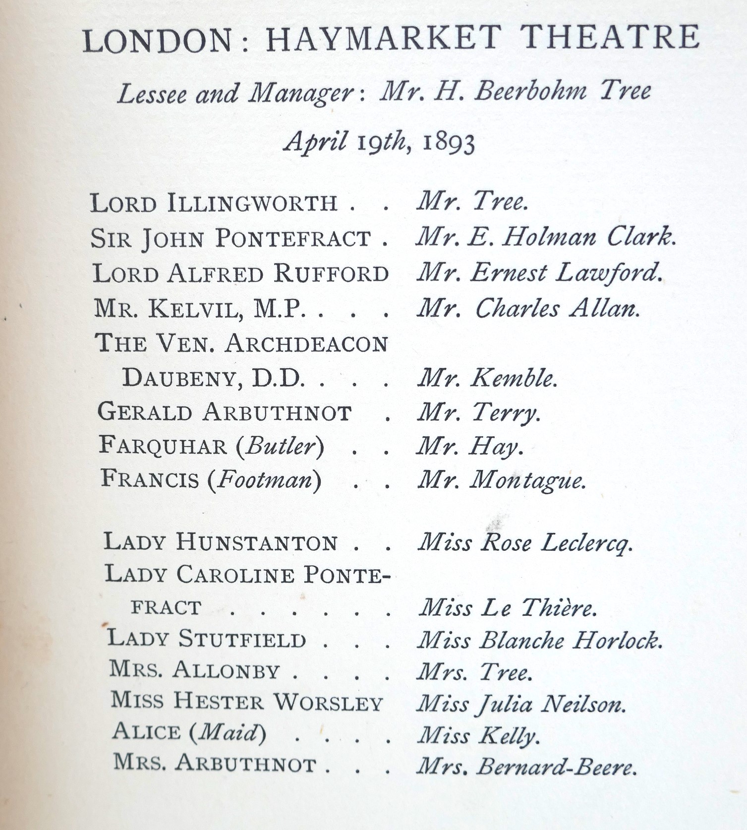 A Woman of No Importance. First Edition (1894) - Image 5