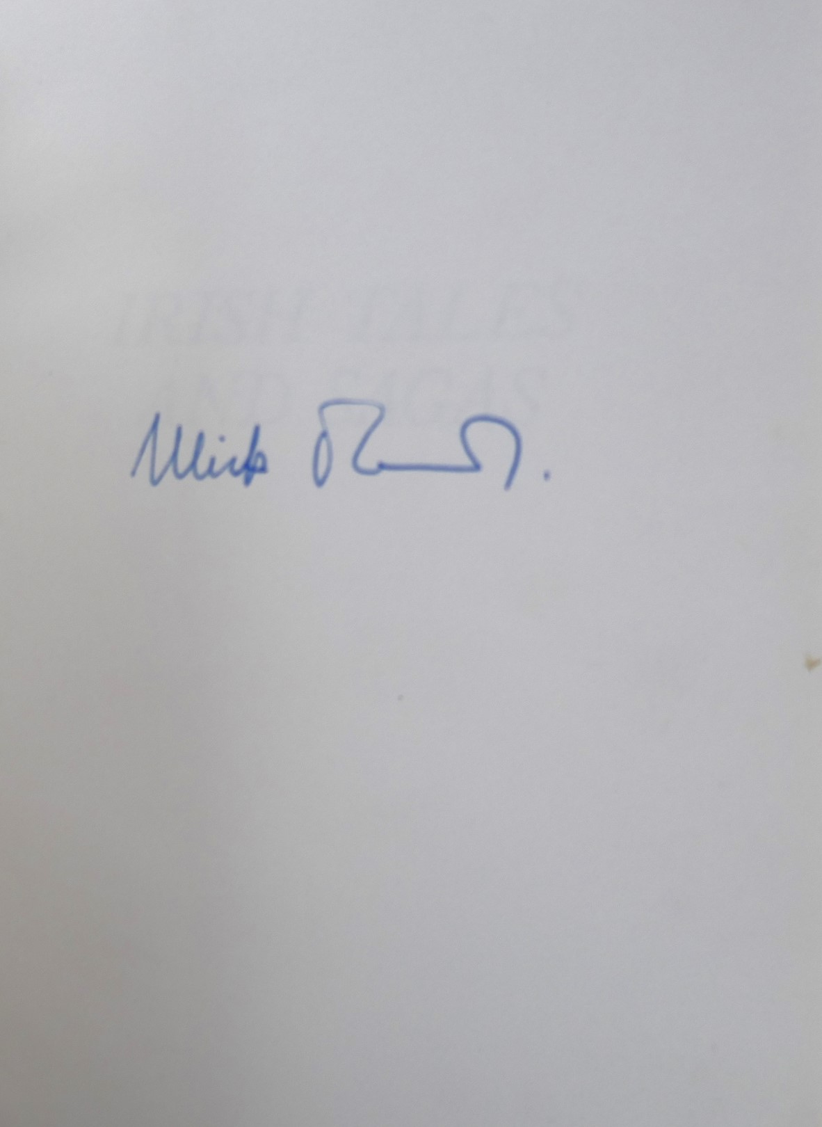 Irish Tales and Sagas. Signed Copy (1981) - Image 2