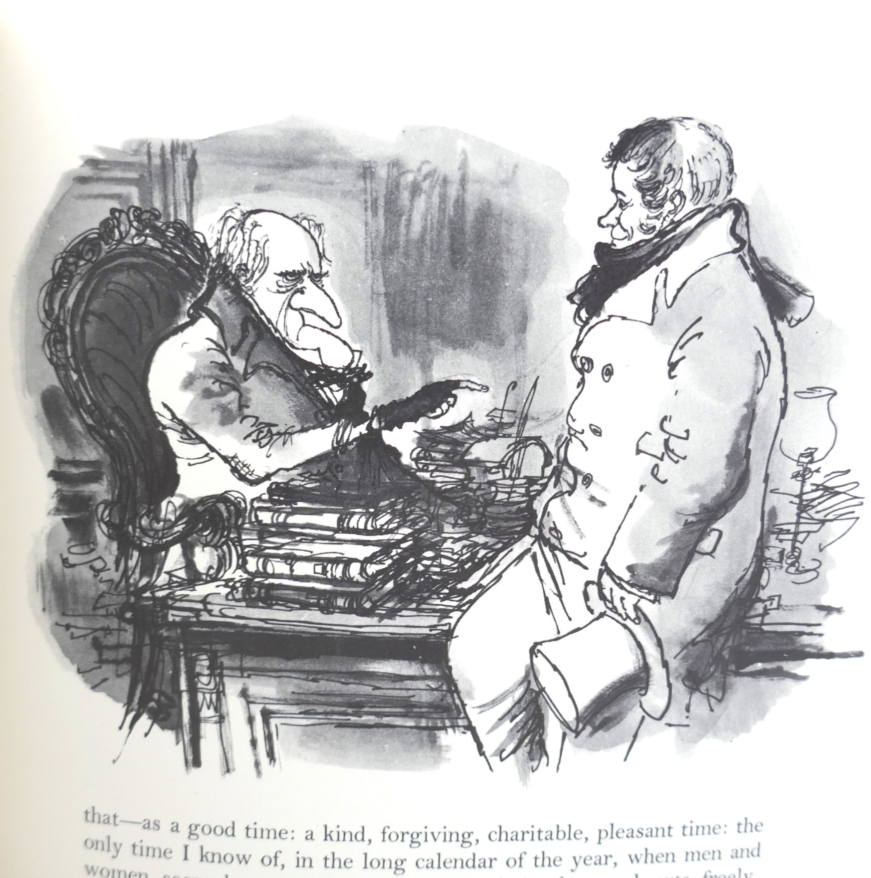 A Christmas Carol. Illustrated by Ronald Searle (1961) - Image 4