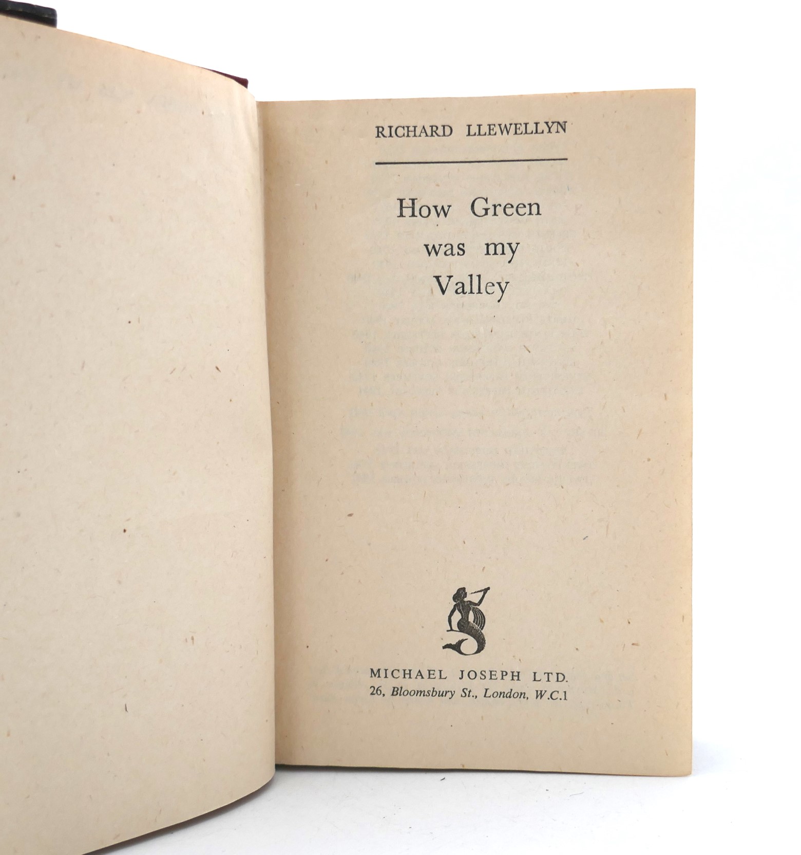 How Green Was My Valley. Association Copy (1941) - Image 4