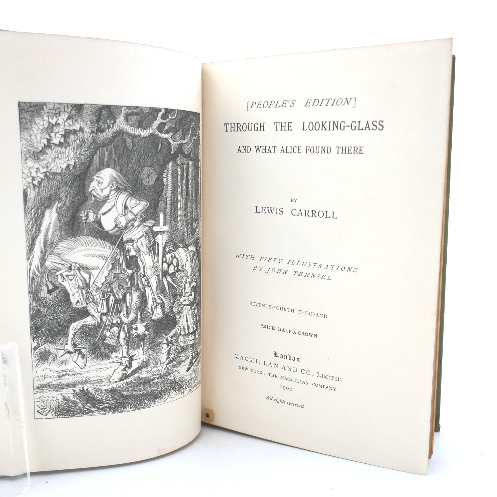 Through the Looking-Glass. Peoples Edition (1902) - Image 2