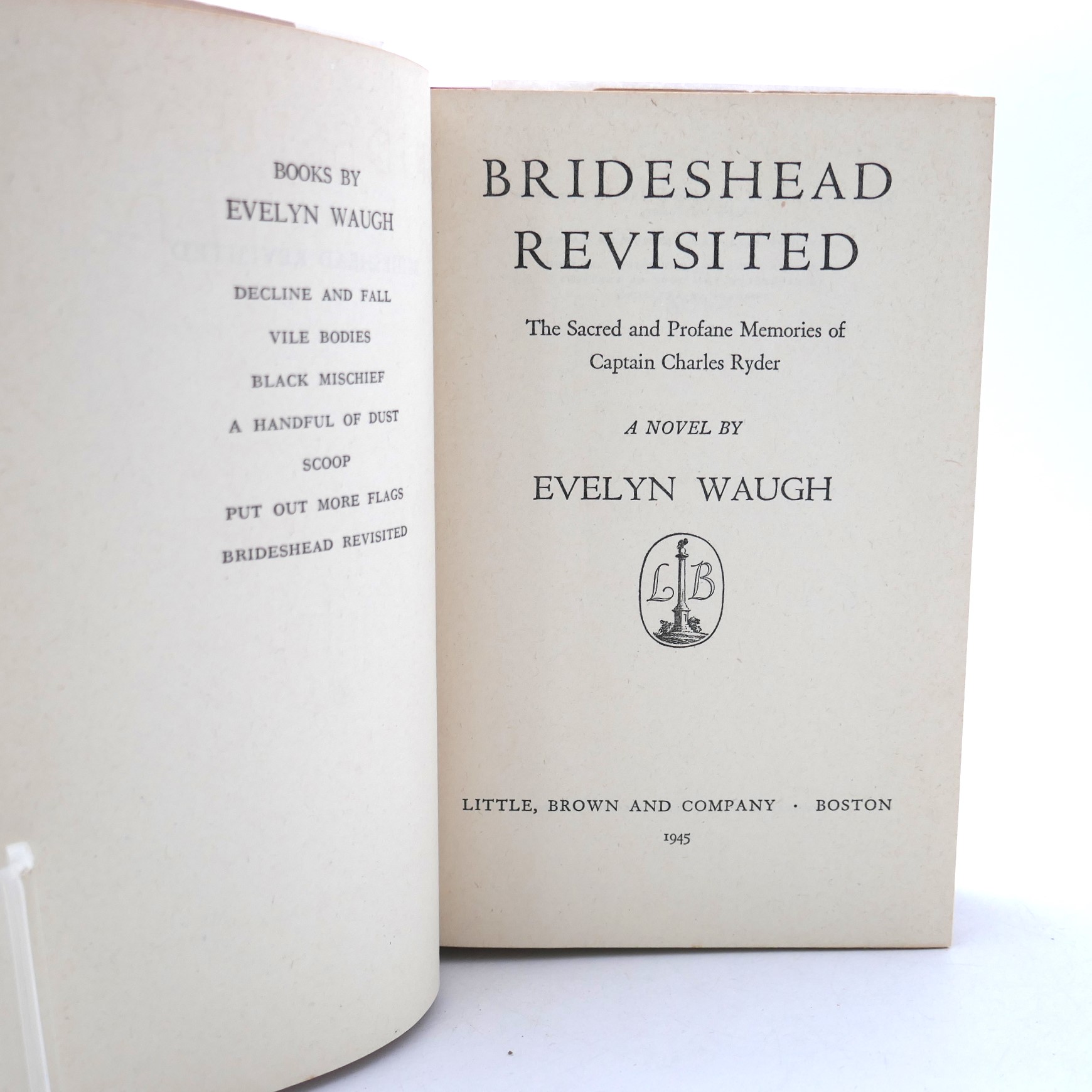 Brideshead Revisited. First American Edition (1945) - Image 3
