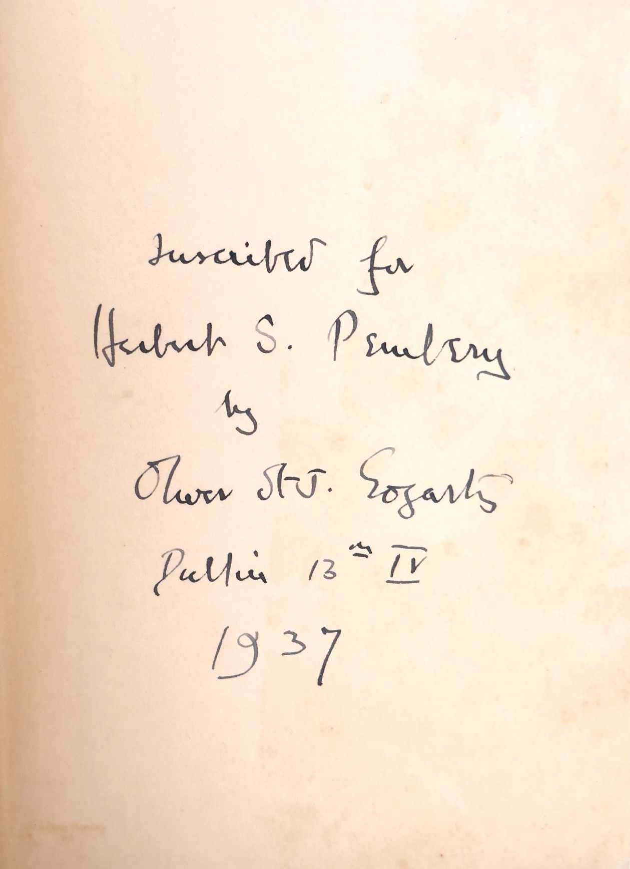 As I Was Going Down Sackville Street. Inscribed by the Author (1937) - Image 3
