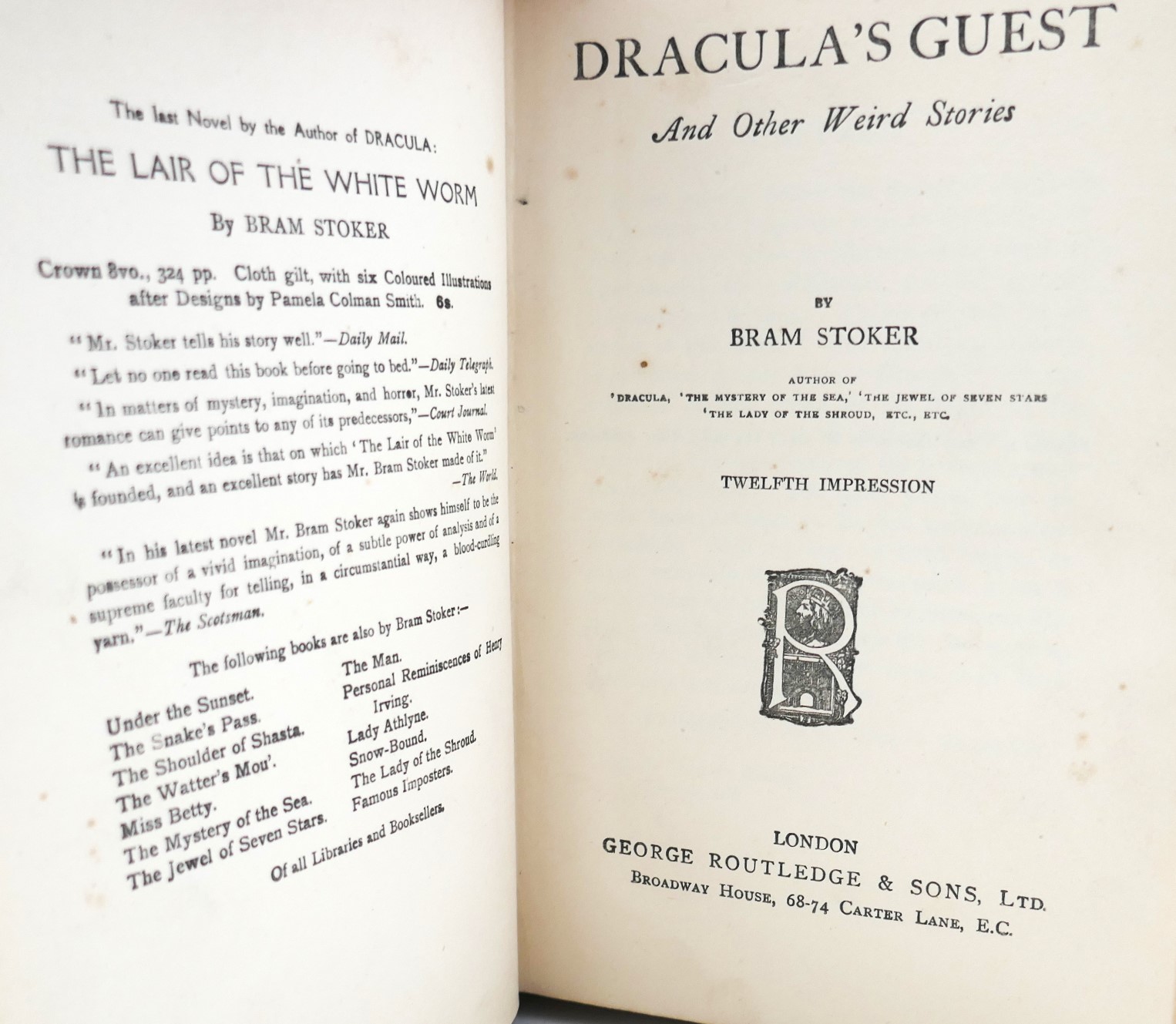 Dracula's Guest and other Weird Stories (1920) - Image 4