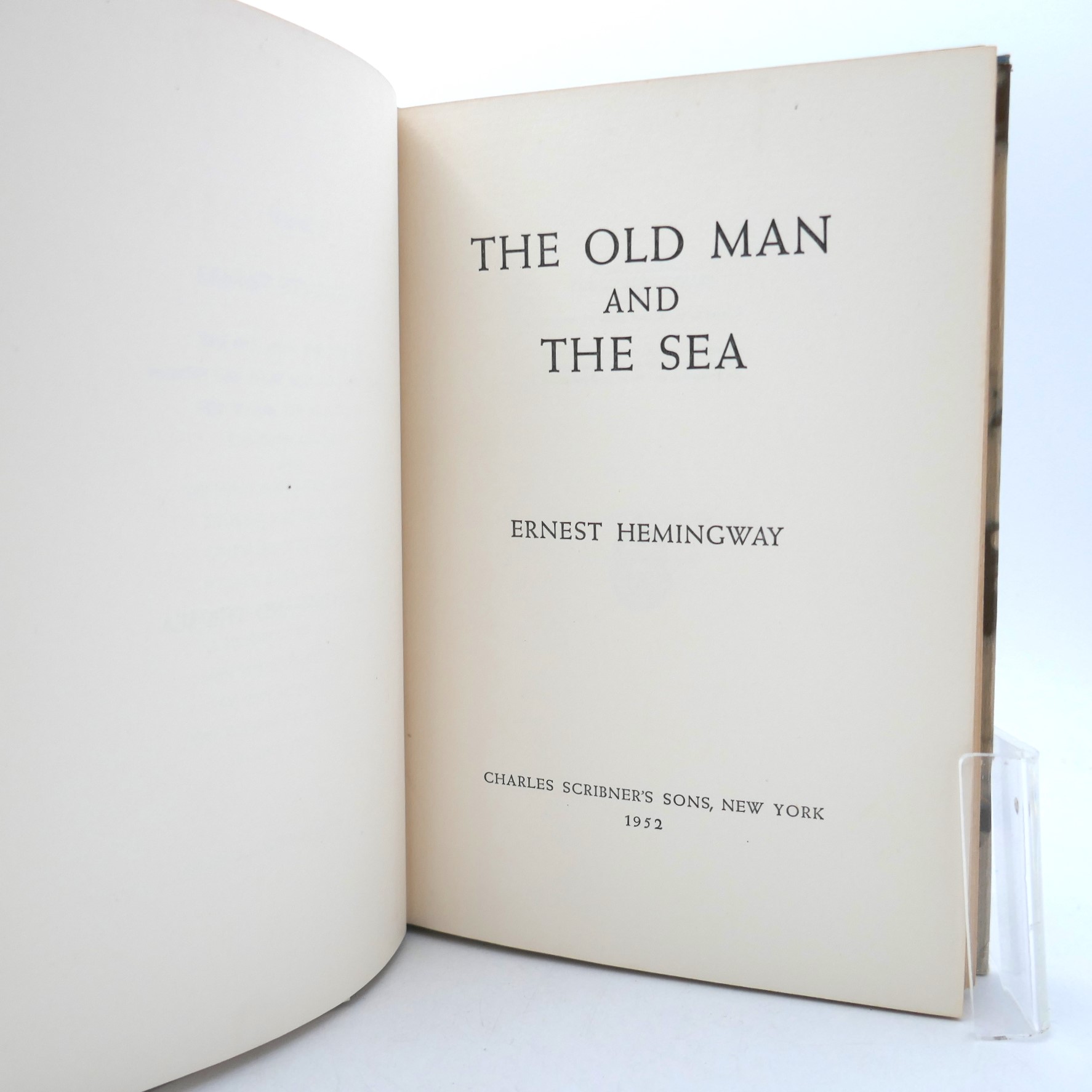 The Old Man and The Sea. First Edition (1952) - Image 4