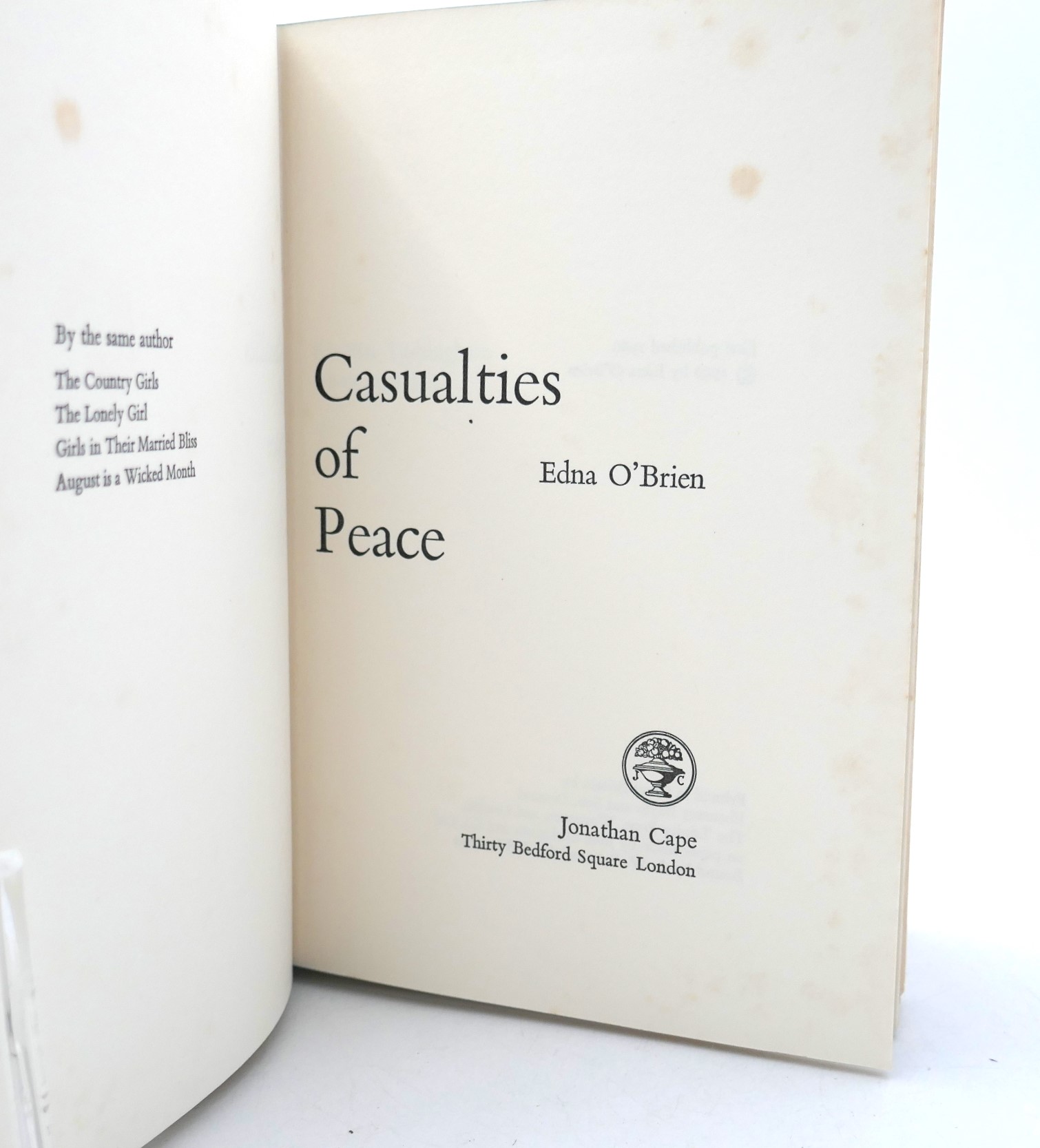 Casualties of Peace. Presentation Copy (1966) - Image 3