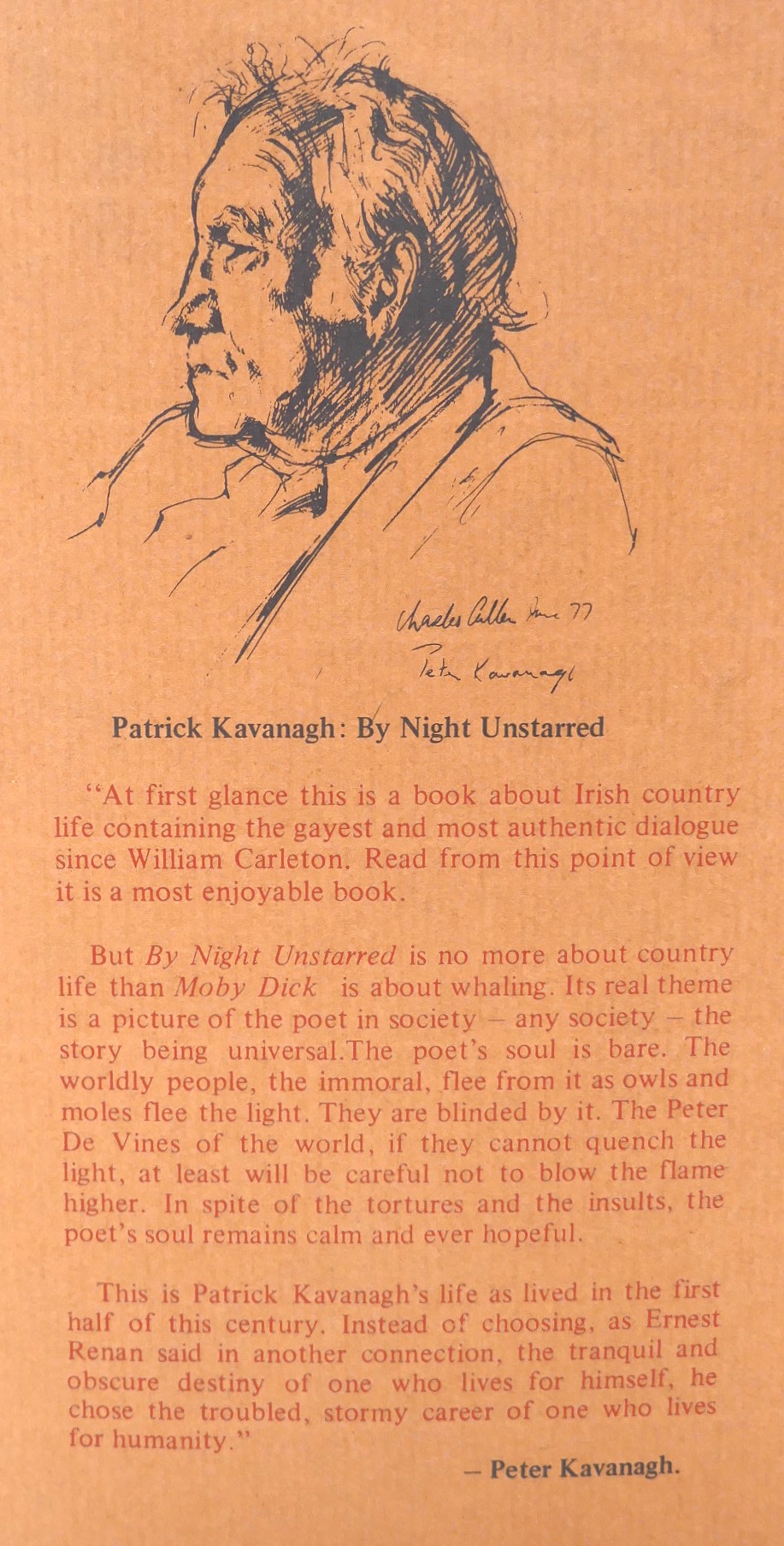 By Night Unstarred. An Autobiographical Novel (1977) - Image 2