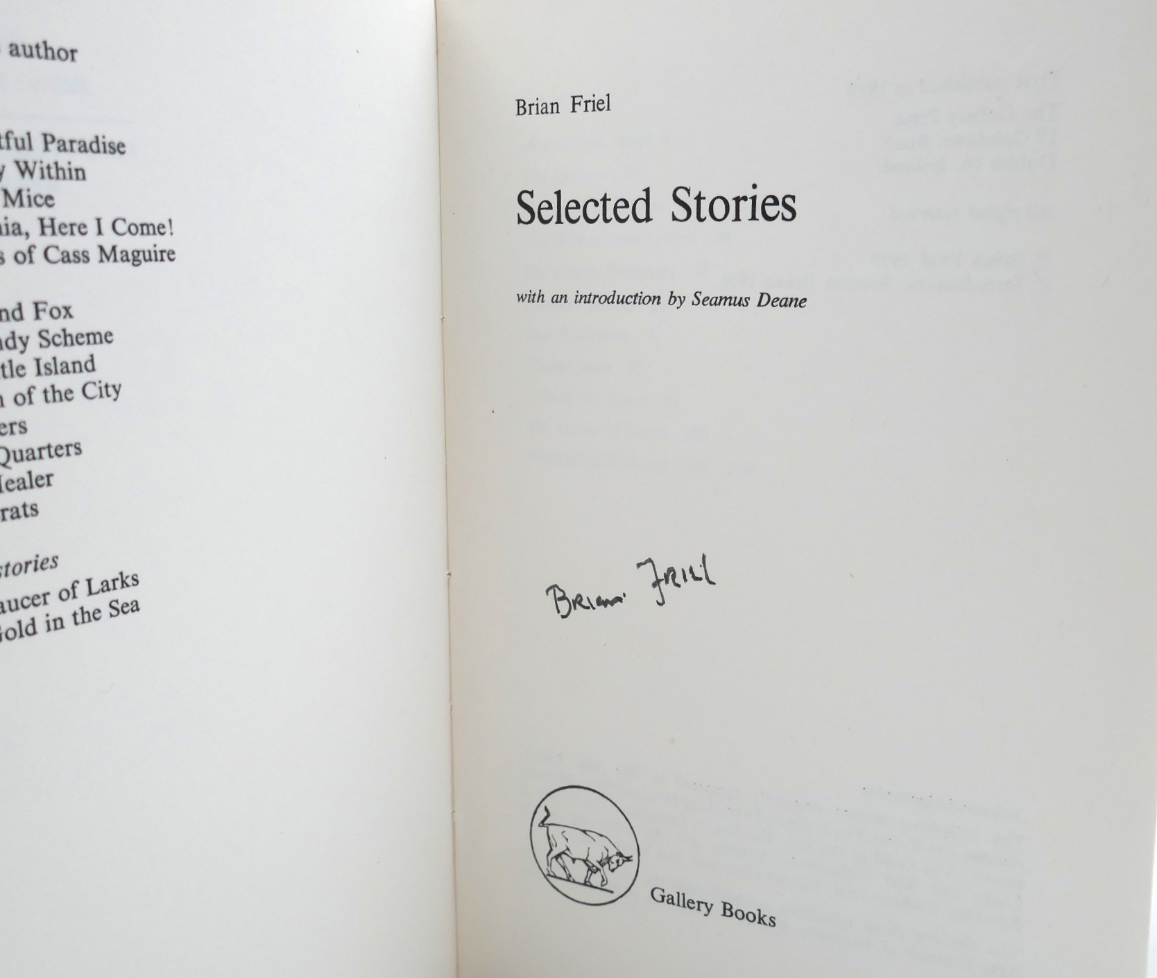 Selected Stories. Signed by the Author (1979) - Image 2