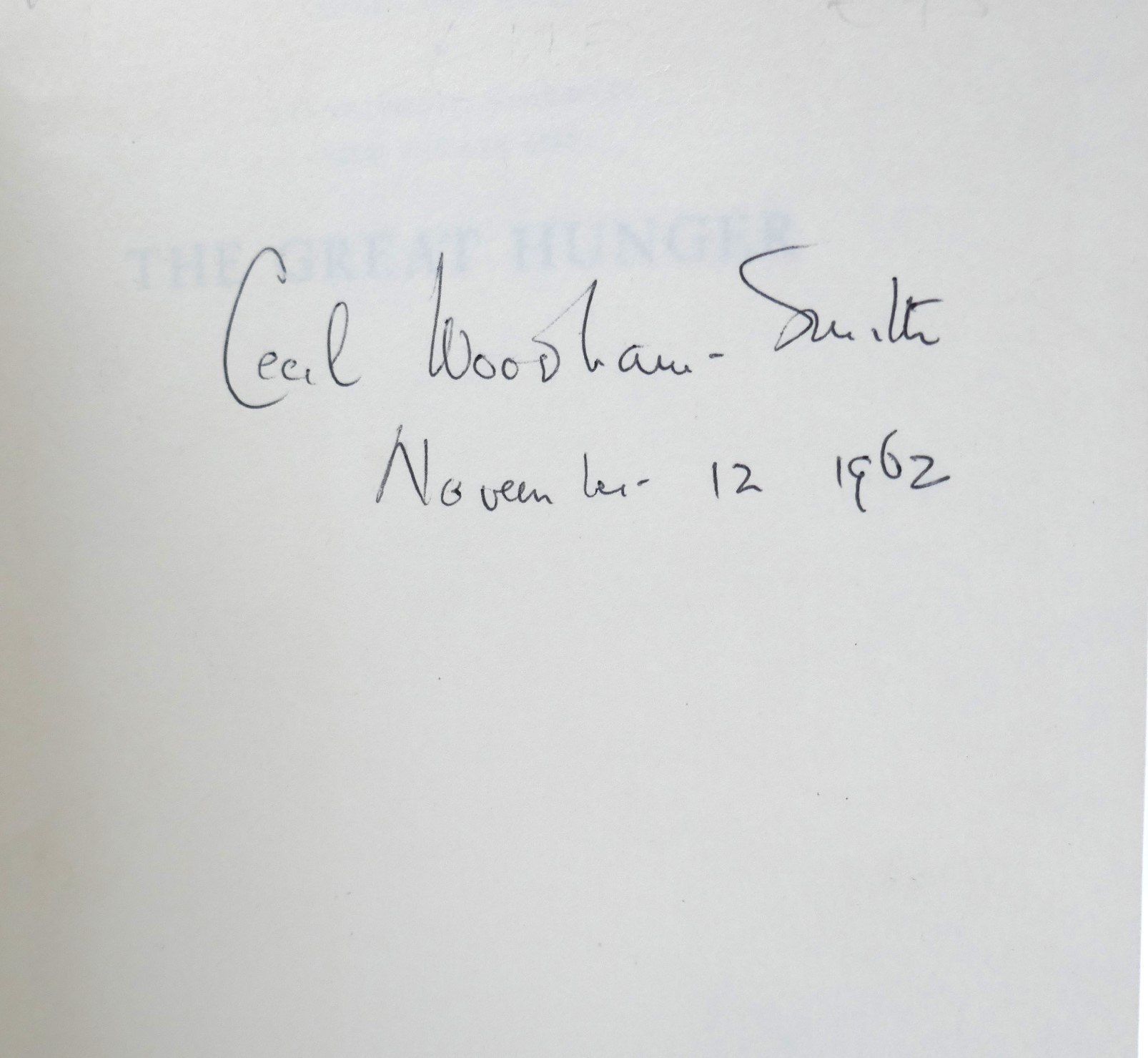 The Great Hunger. Signed by the Author (1962) - Image 3
