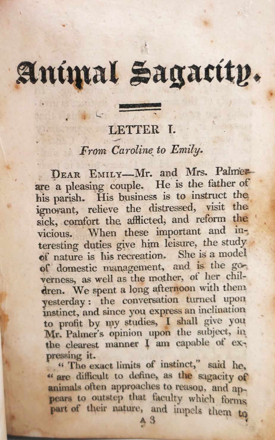 Animal Sagacity. Exemplified by Facts. Chap Book (1819) - Image 3
