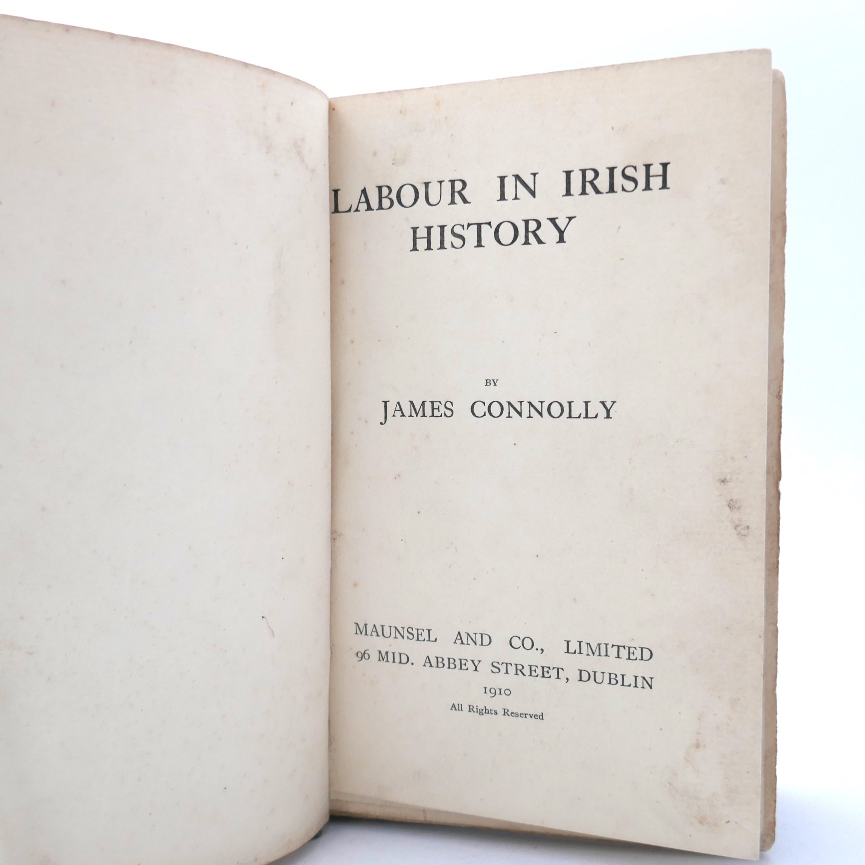 Labour in Ireland. Presentation Copy (1910) - Image 5
