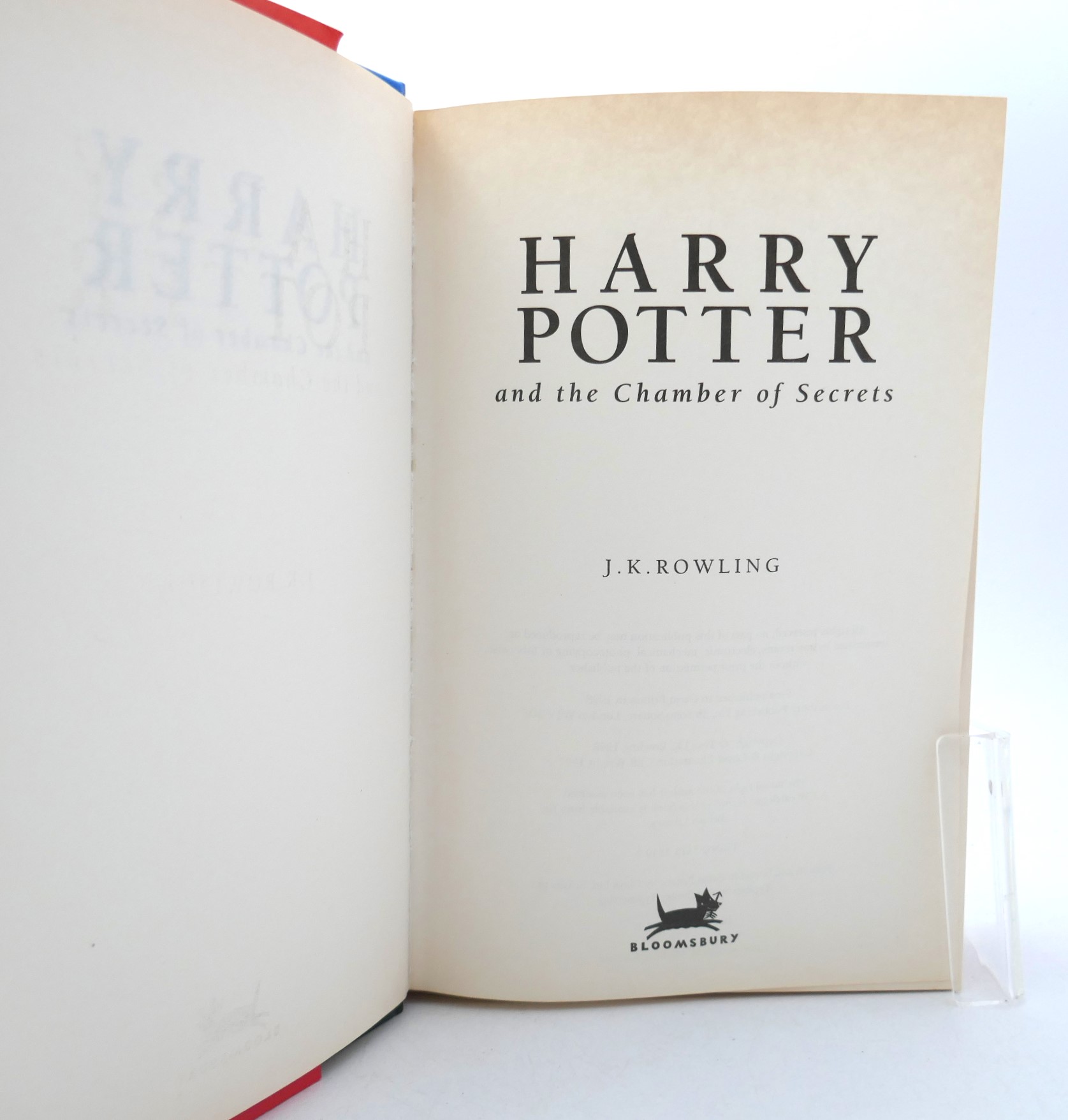 Harry Potter and the Chamber of Secrets. Signed Copy (1998) - Image 4