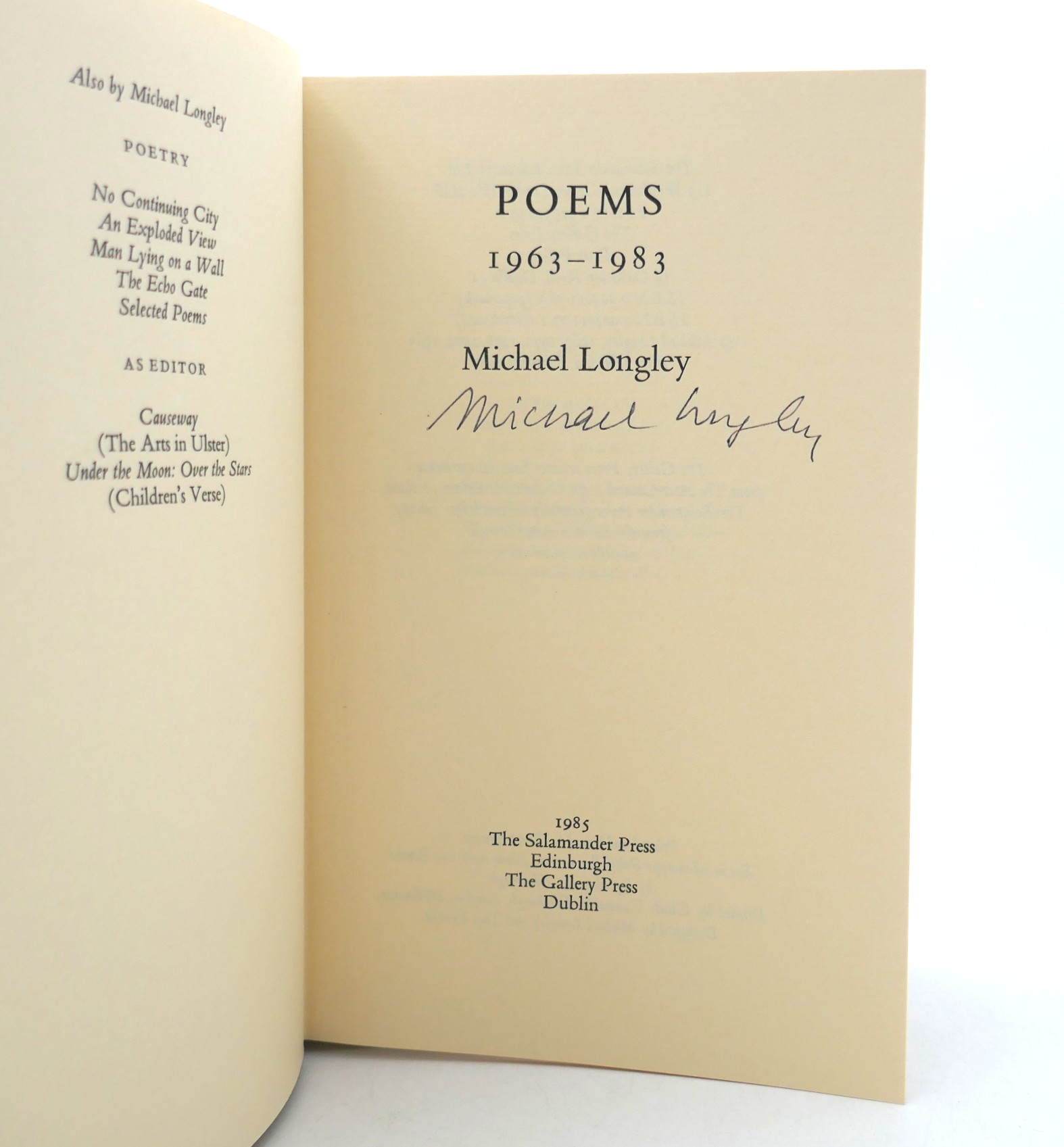 Poems 1963-1983 - Image 3