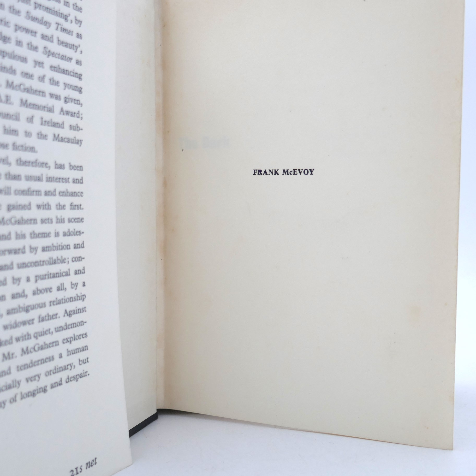 The Dark. Inscribed Copy (1966) - Image 4