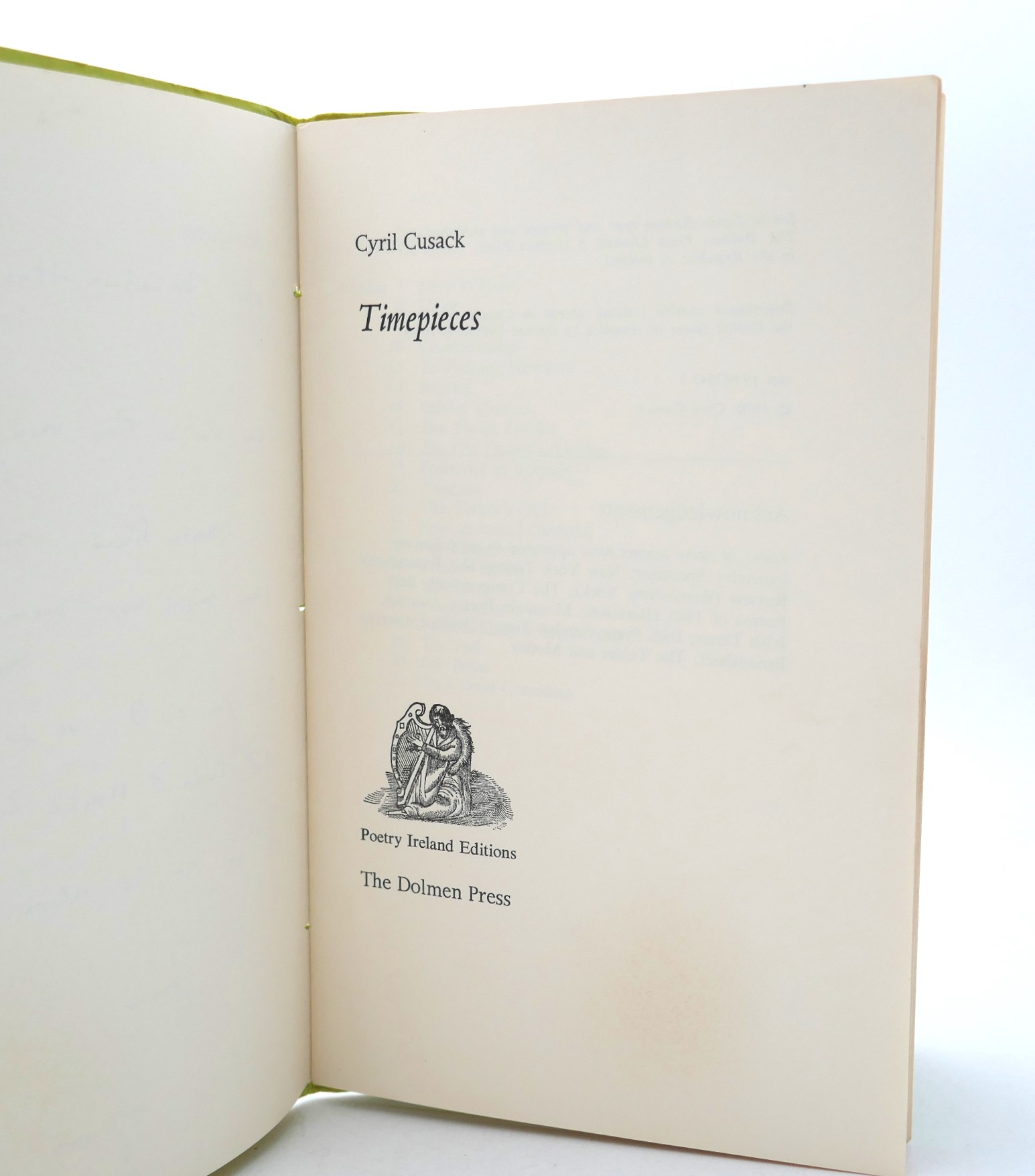 Timepieces. With Holograph Poem (1970) - Image 3