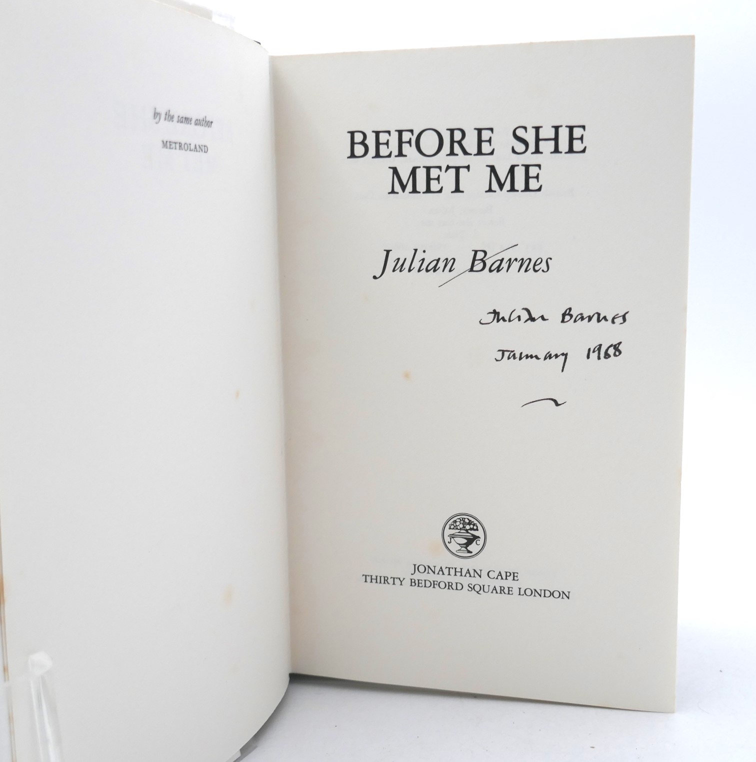 Before She Met Me. Signed by the Author (1982) - Image 2