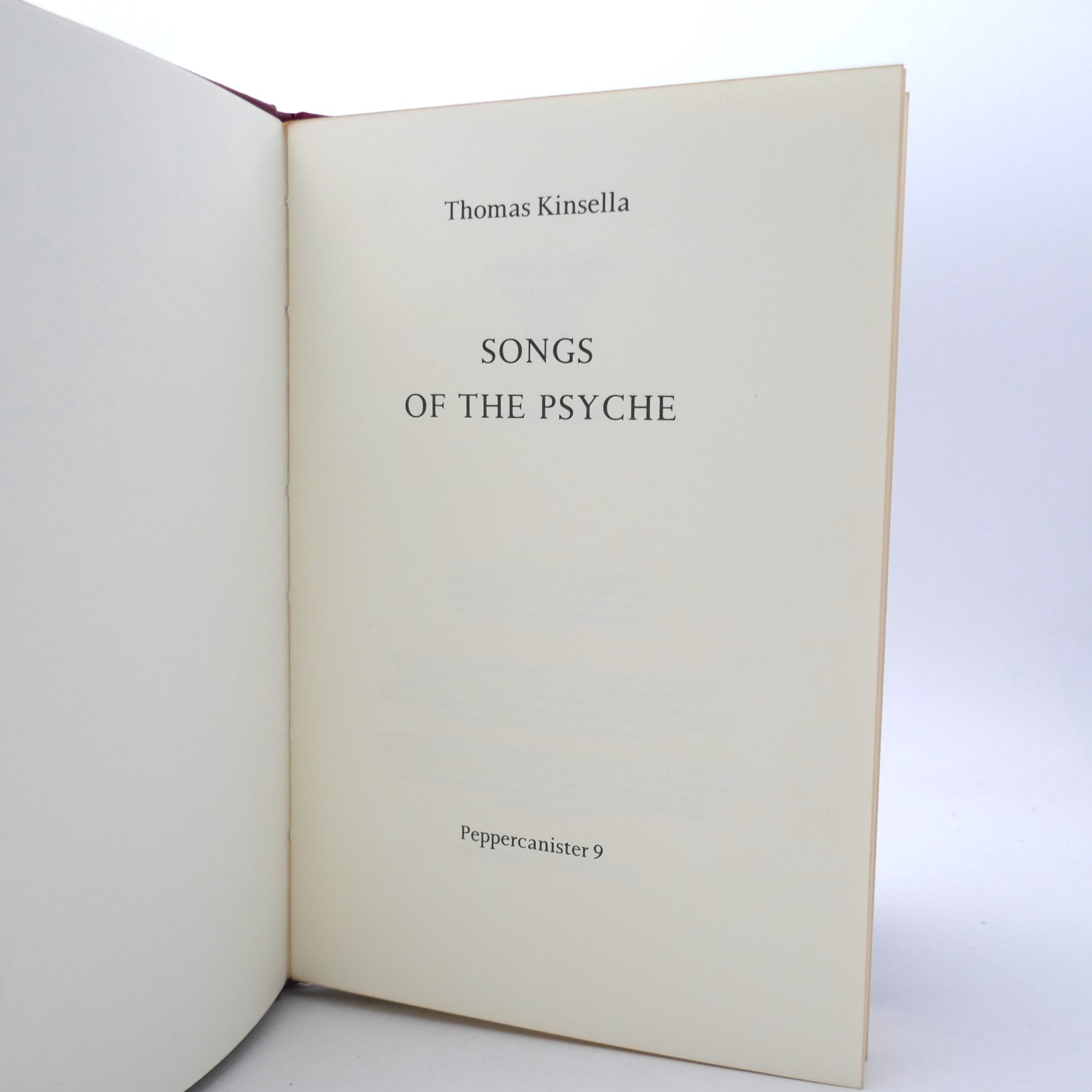 Songs of the Psyche. Limited Edition (1985) - Image 2