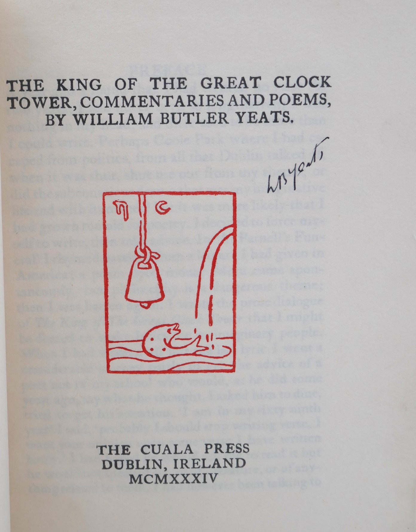 The King of the Great Clock Tower. Signed by the Author (1934) - Image 3