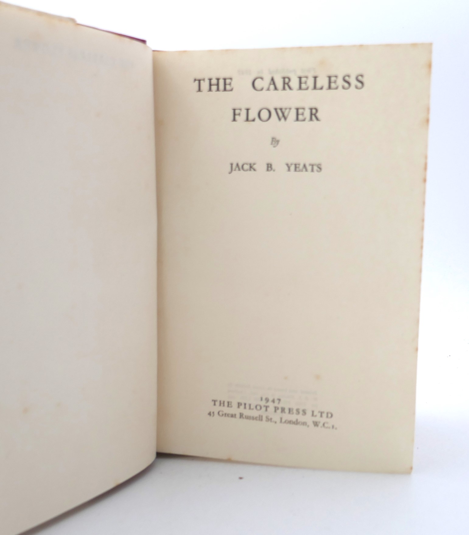 The Careless Flower. First Edition (1947) - Image 2