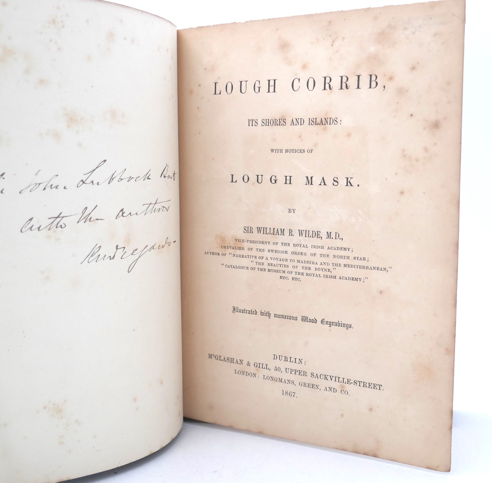 Lough Corrib. Its Shores and Islands. Inscribed by the Author (1867) - Image 3