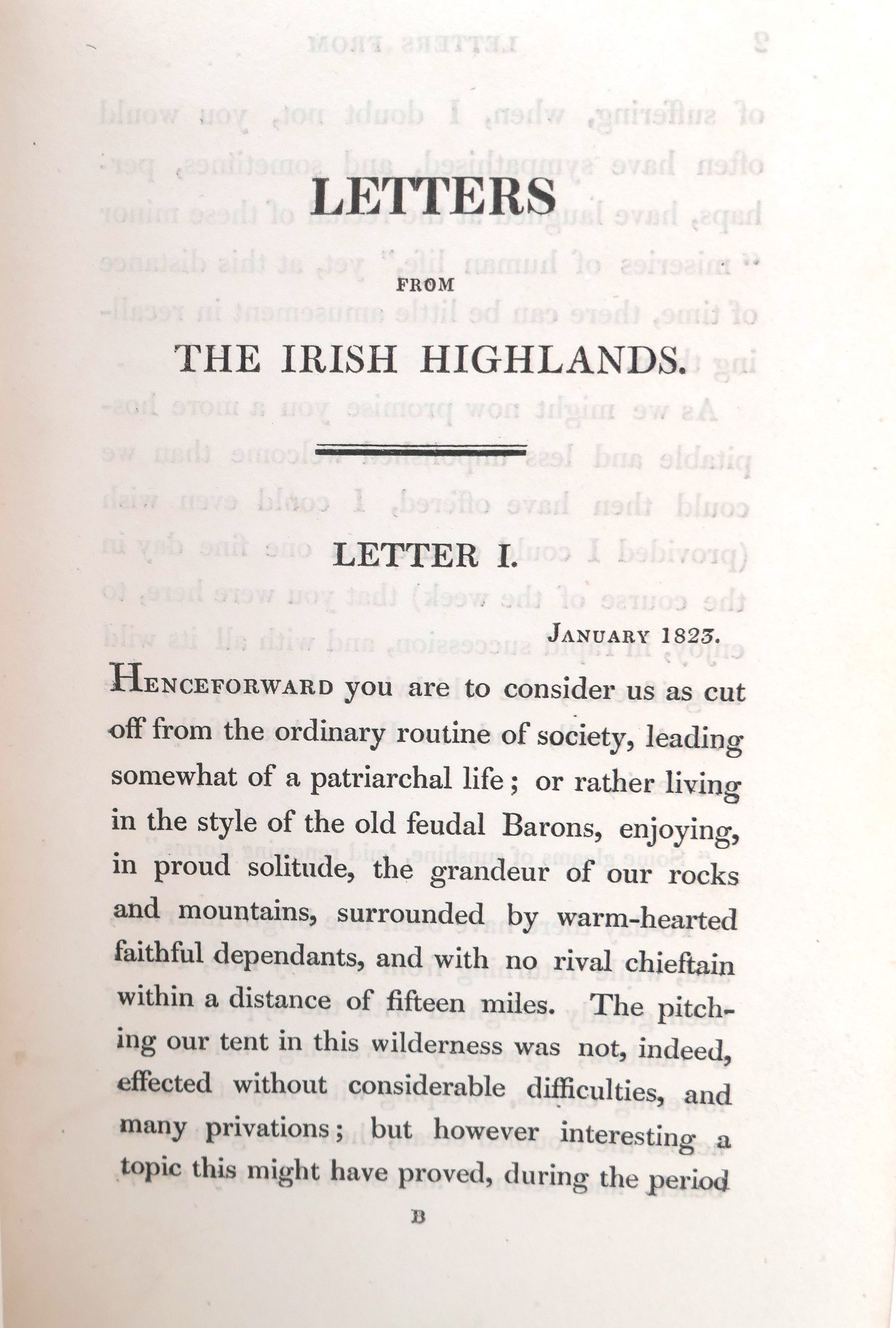 Letters from the Irish Highlands of Cunnemarra (1825) - Image 5