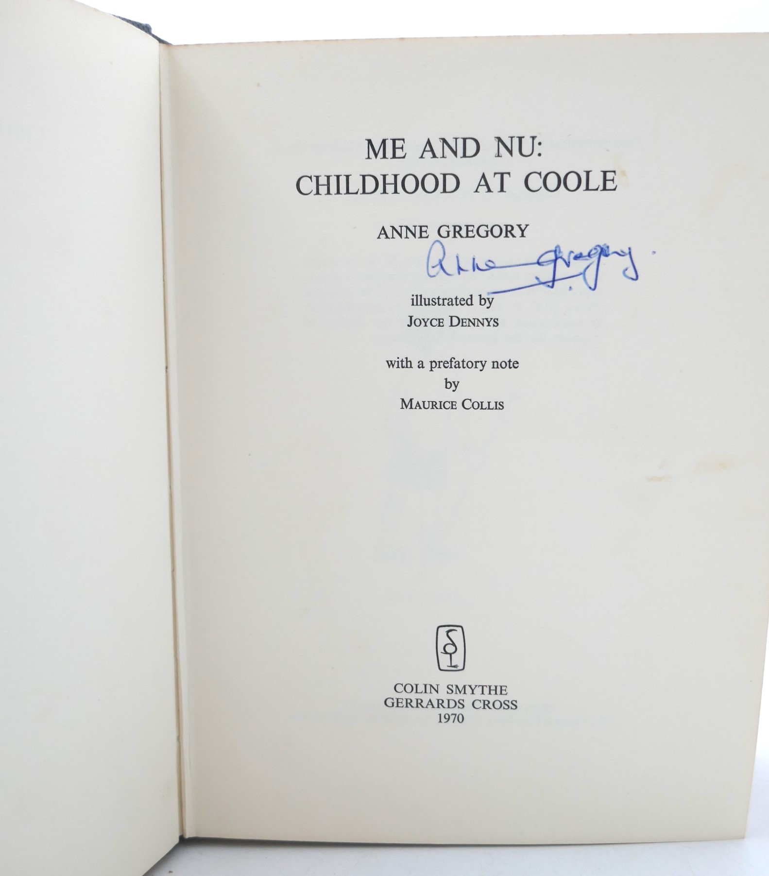 Me and Nu. Childhood at Coole. Inscribed by the Author (1970) - Image 3