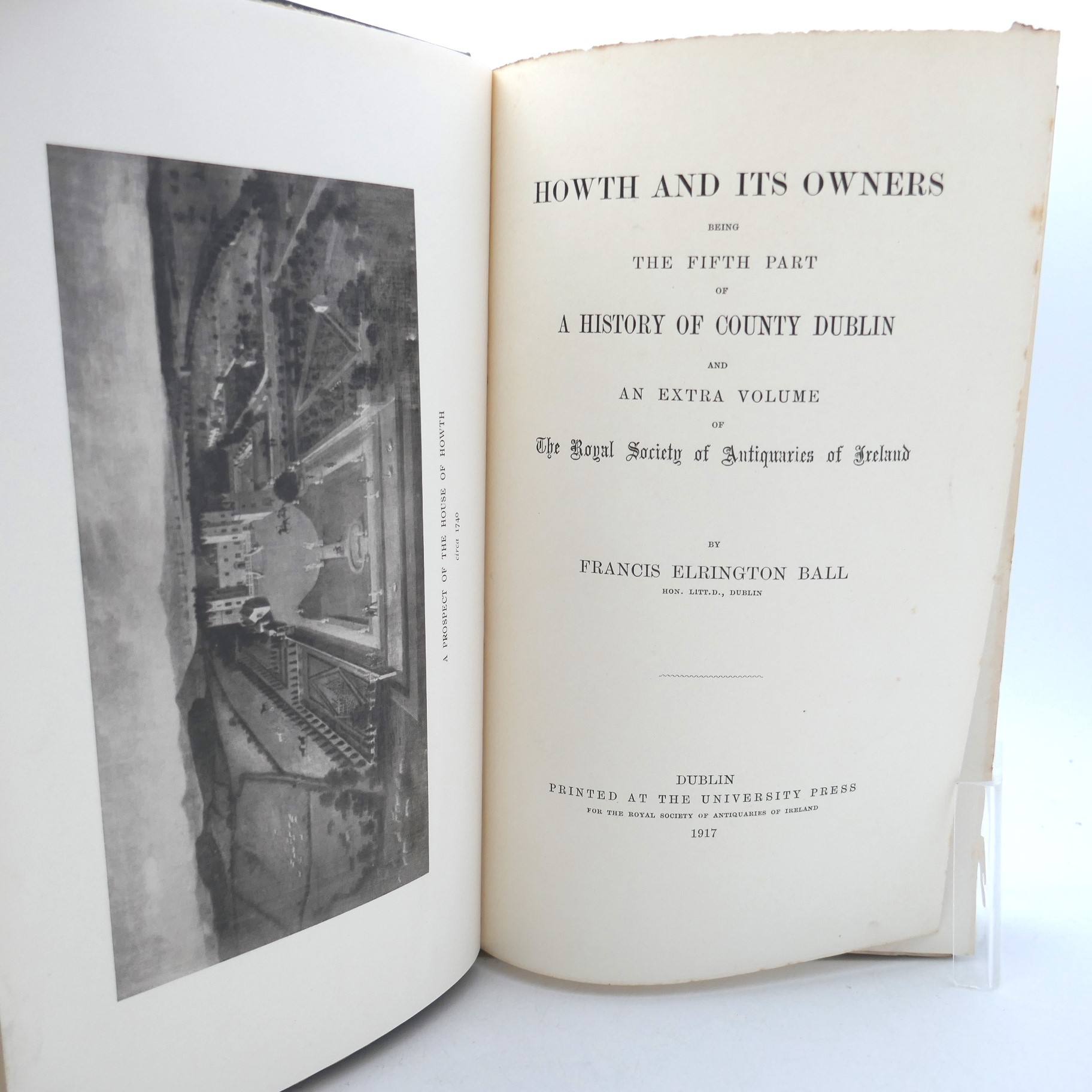 Howth and Its Owners. Fifth Part of A History of County Dublin (1917) - Image 2