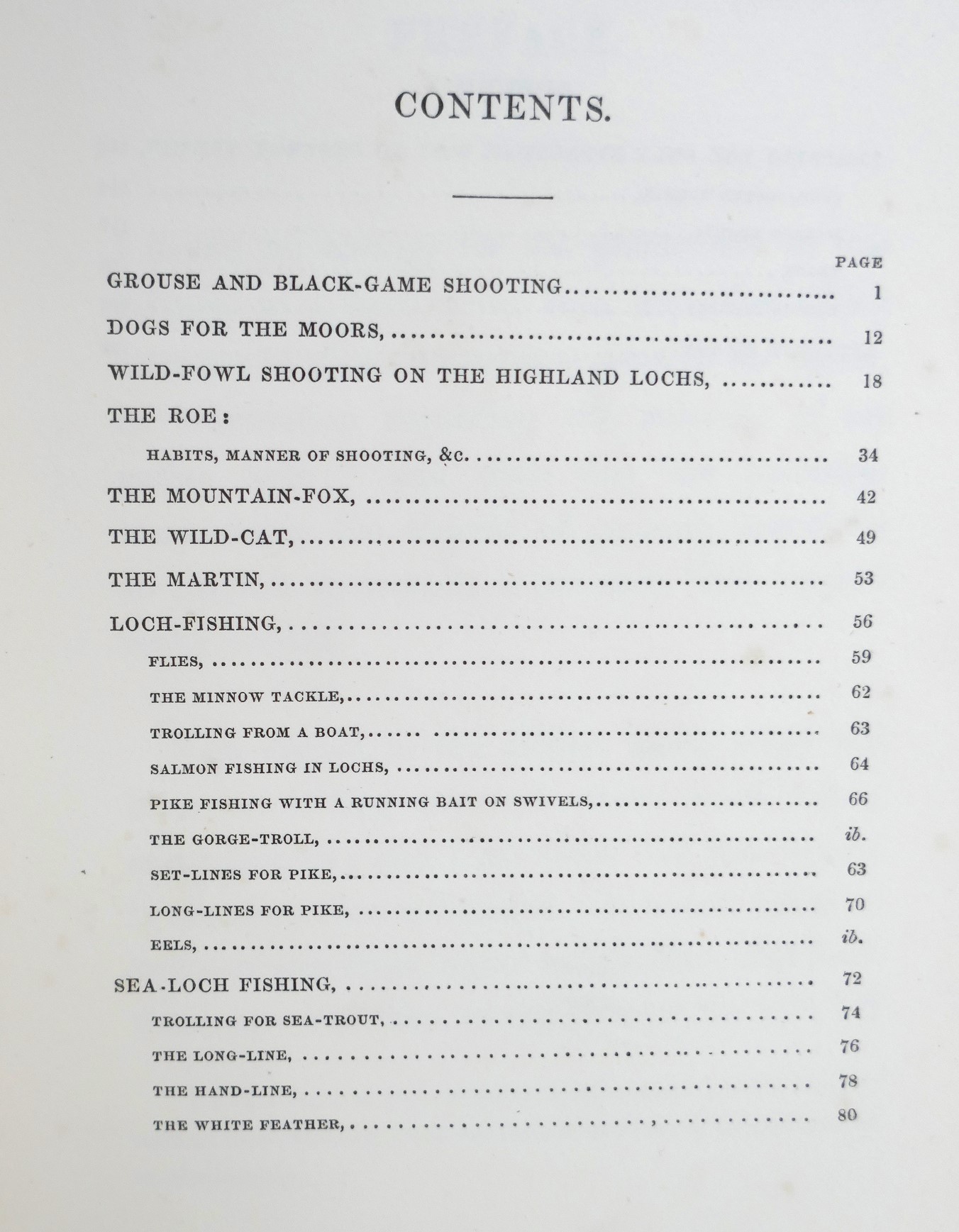 The Moor and the Loch. Hints on Highland Sports (1840) - Image 3