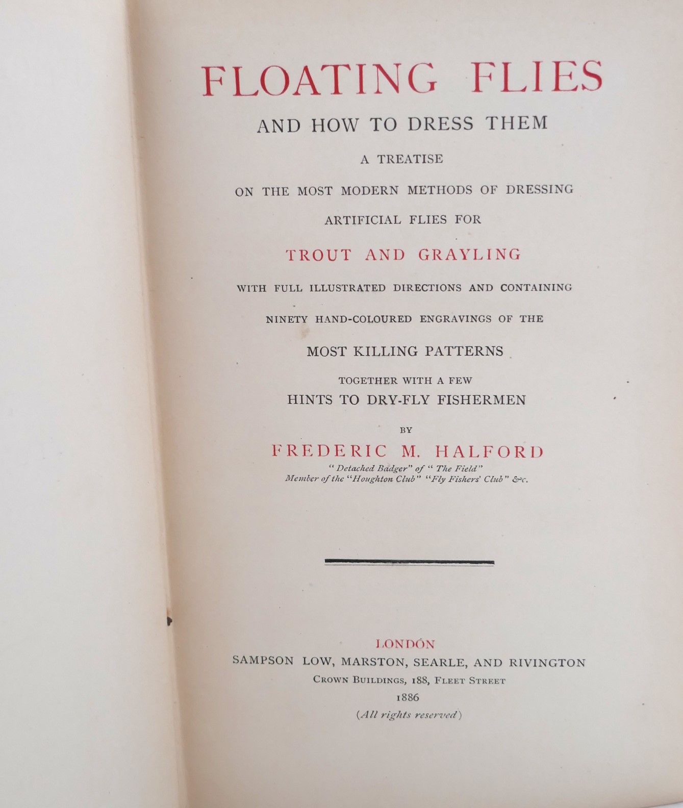 Floating Flies and How to Dress Them (1886) - Image 2