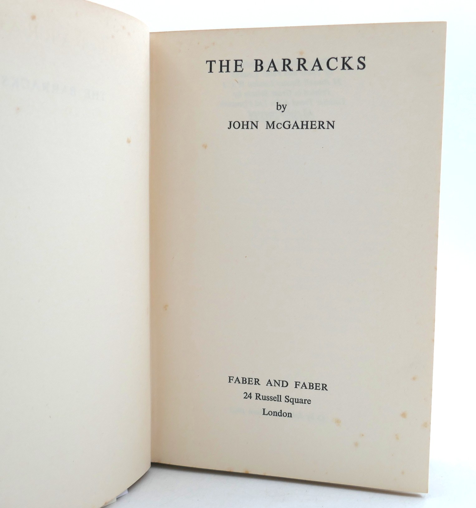 The Barracks. First Edition (1963) - Image 4
