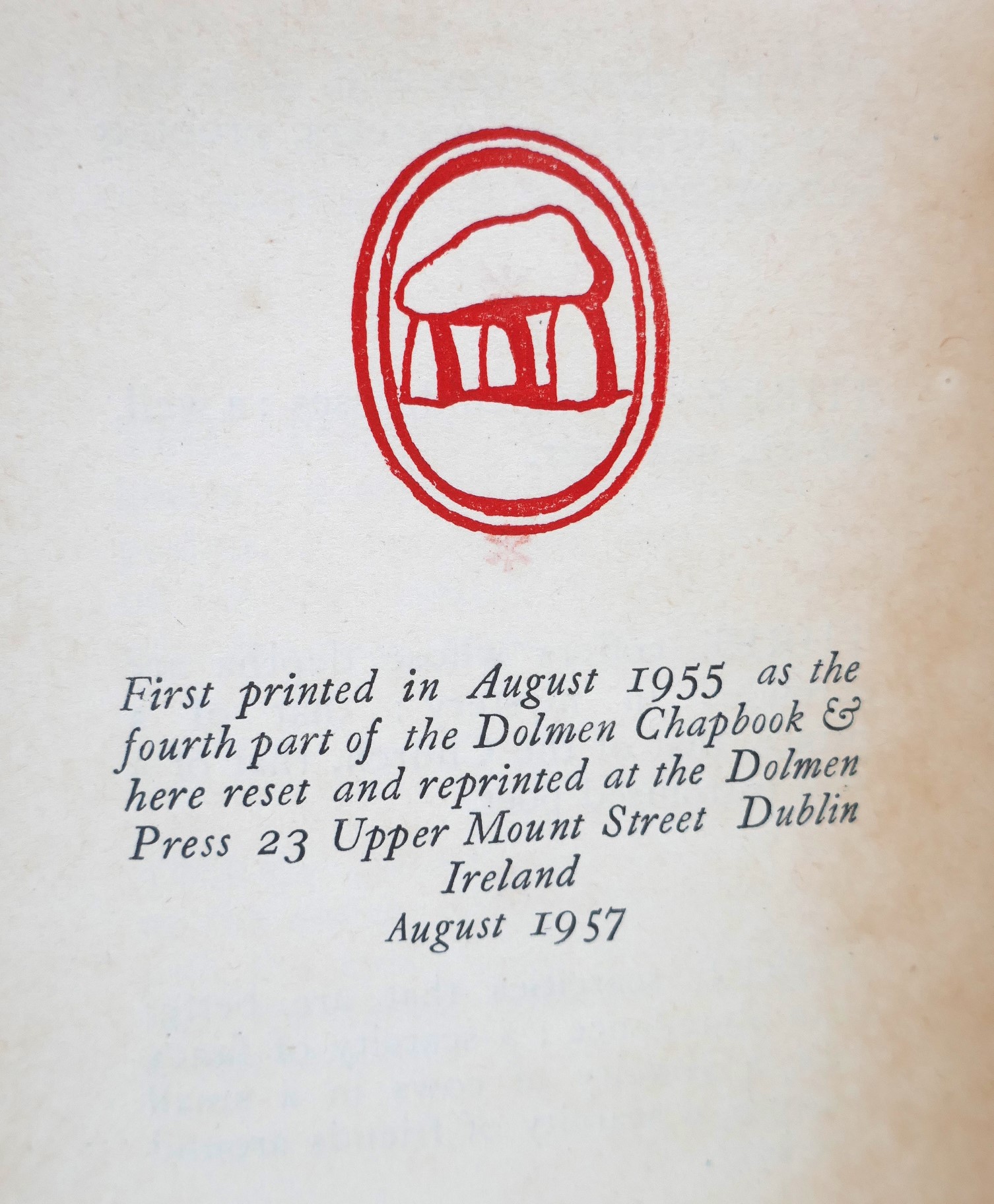The Three Triads. Translated from the Irish (1957) - Image 3