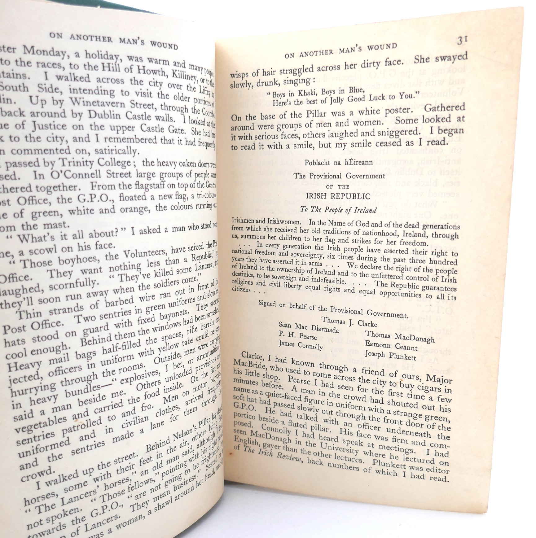 On Another Man's Wound. Signed Copy (1936) - Image 5