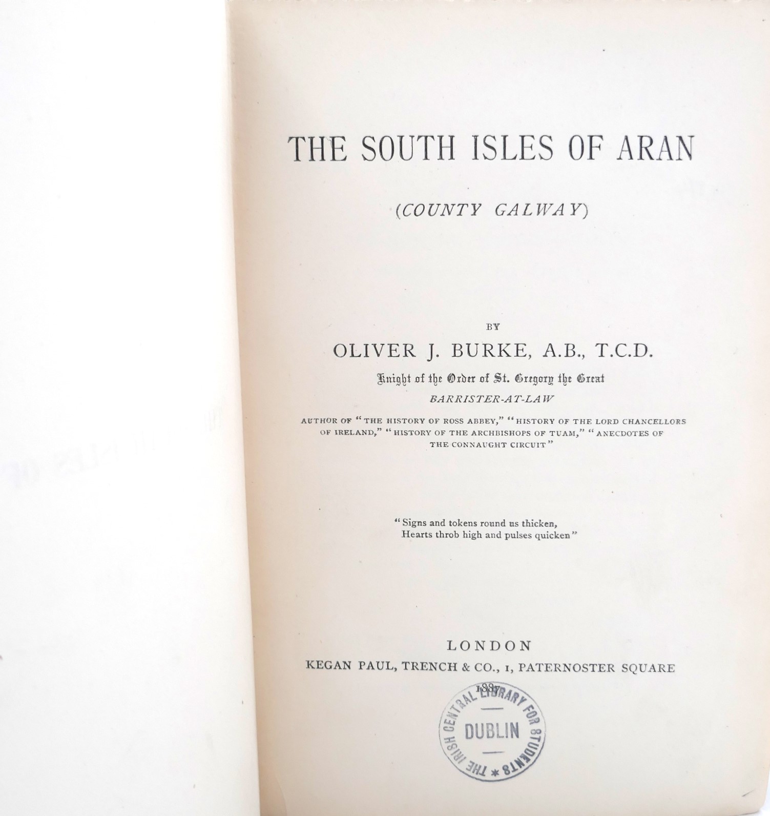 The South Isles of Aran - Co. Galway (1887) - Image 2