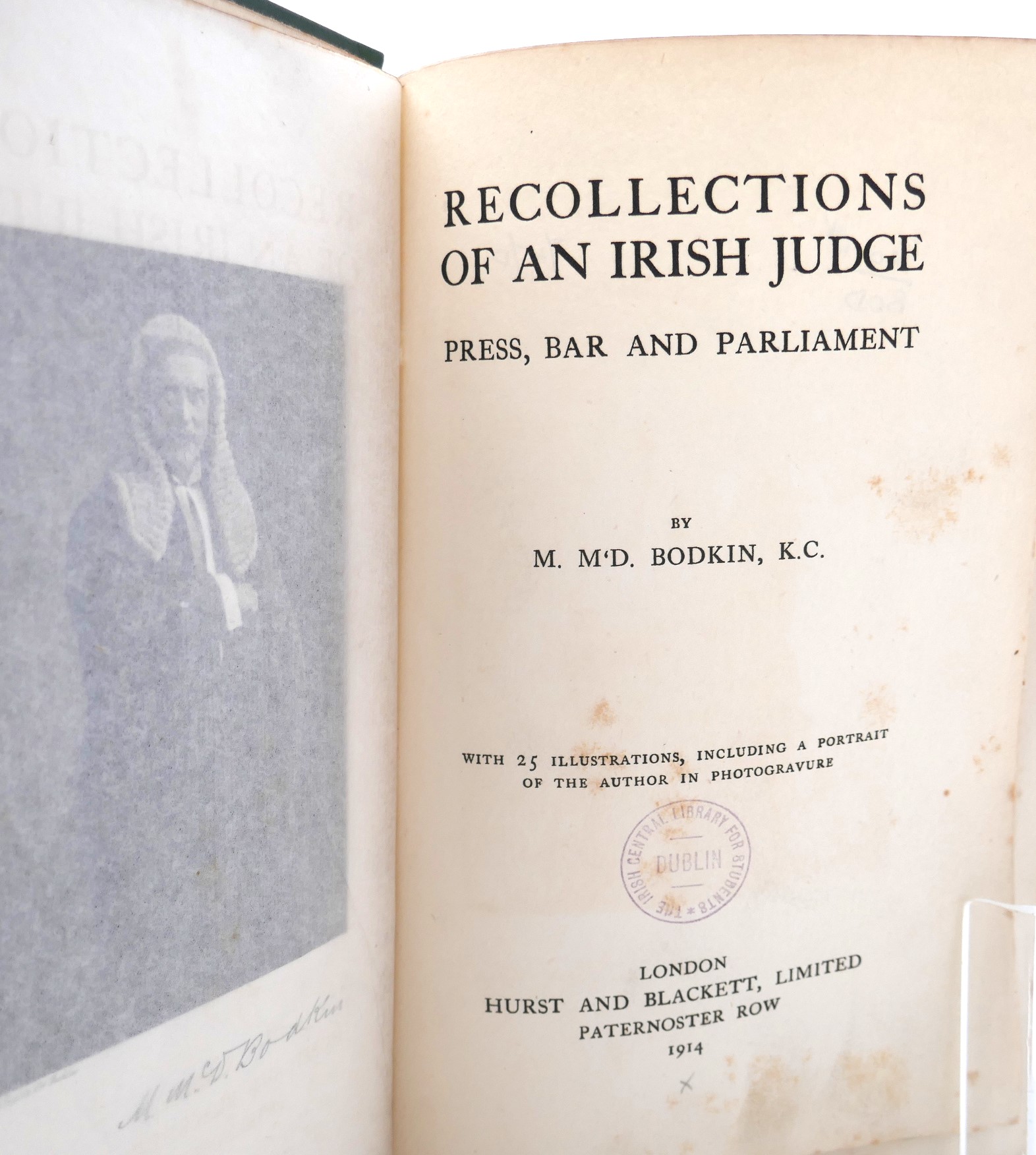 Recollections of an Irish Judge (1914) - Image 2