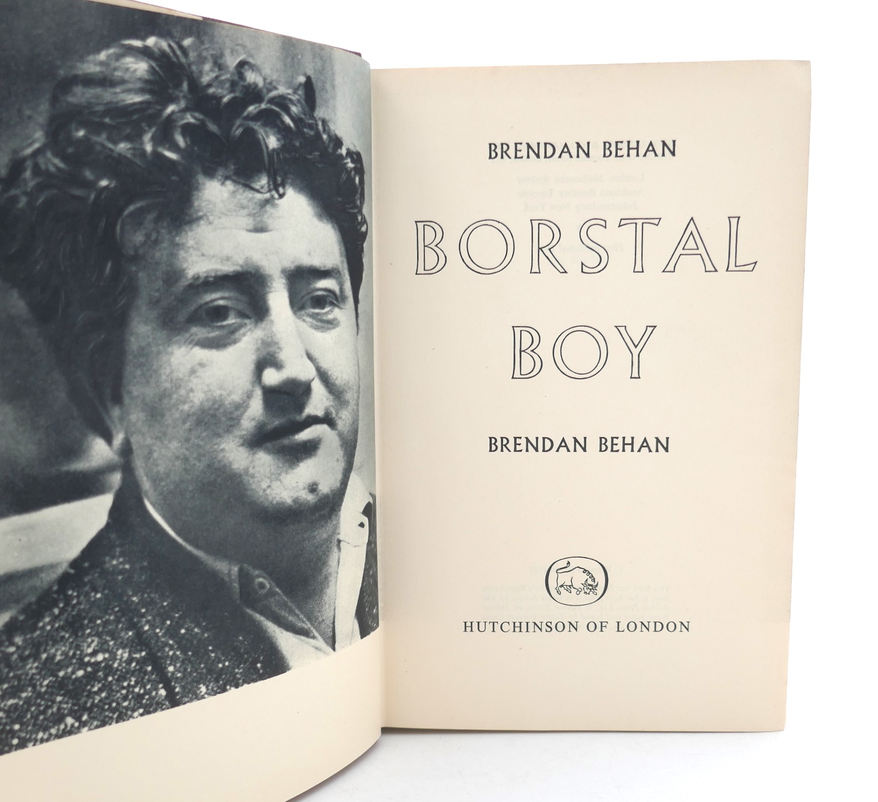 Borstal Boy. First Edition (1958) - Image 2