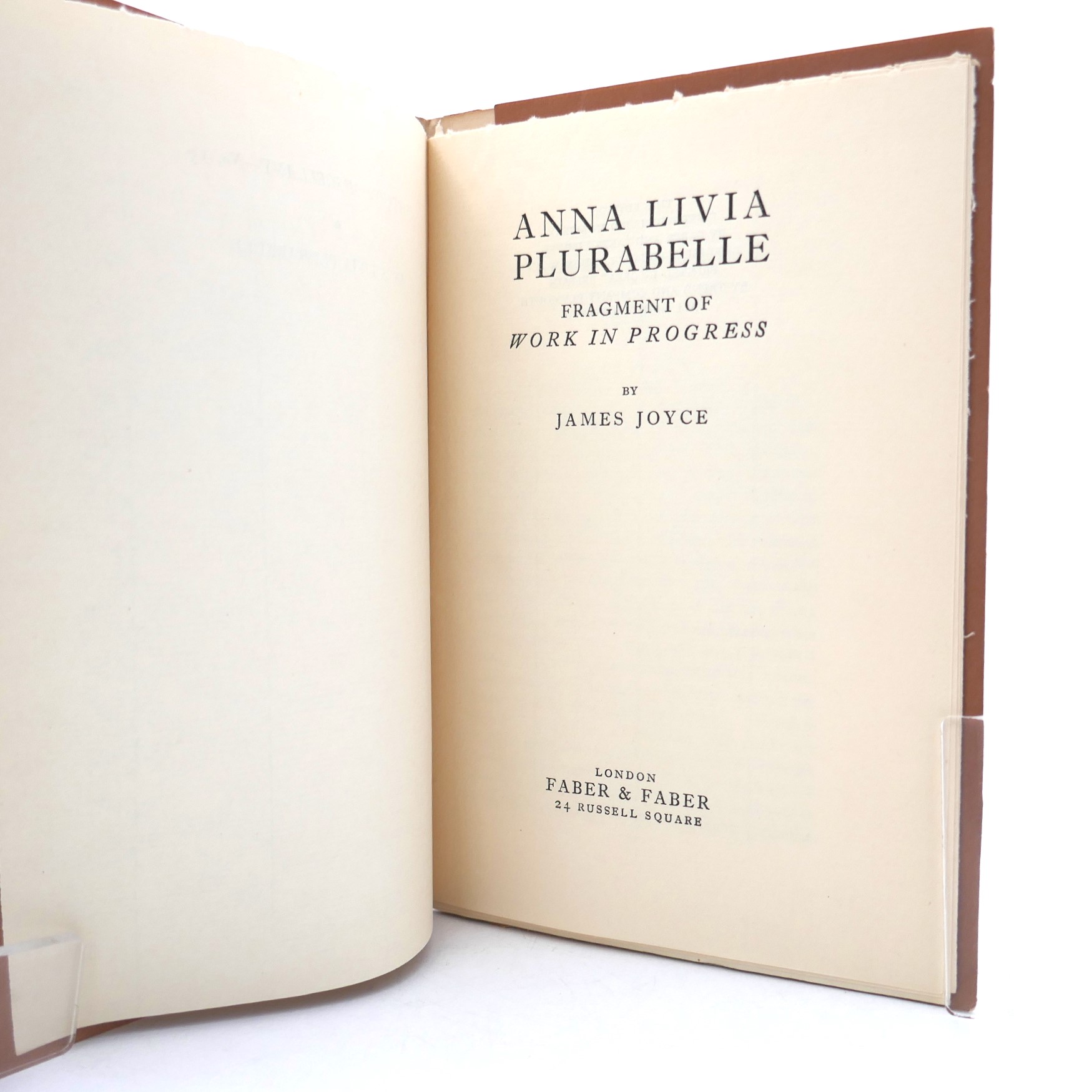 Anna Livia Plurabelle. First Edition in Wrappers (1930) - Image 2