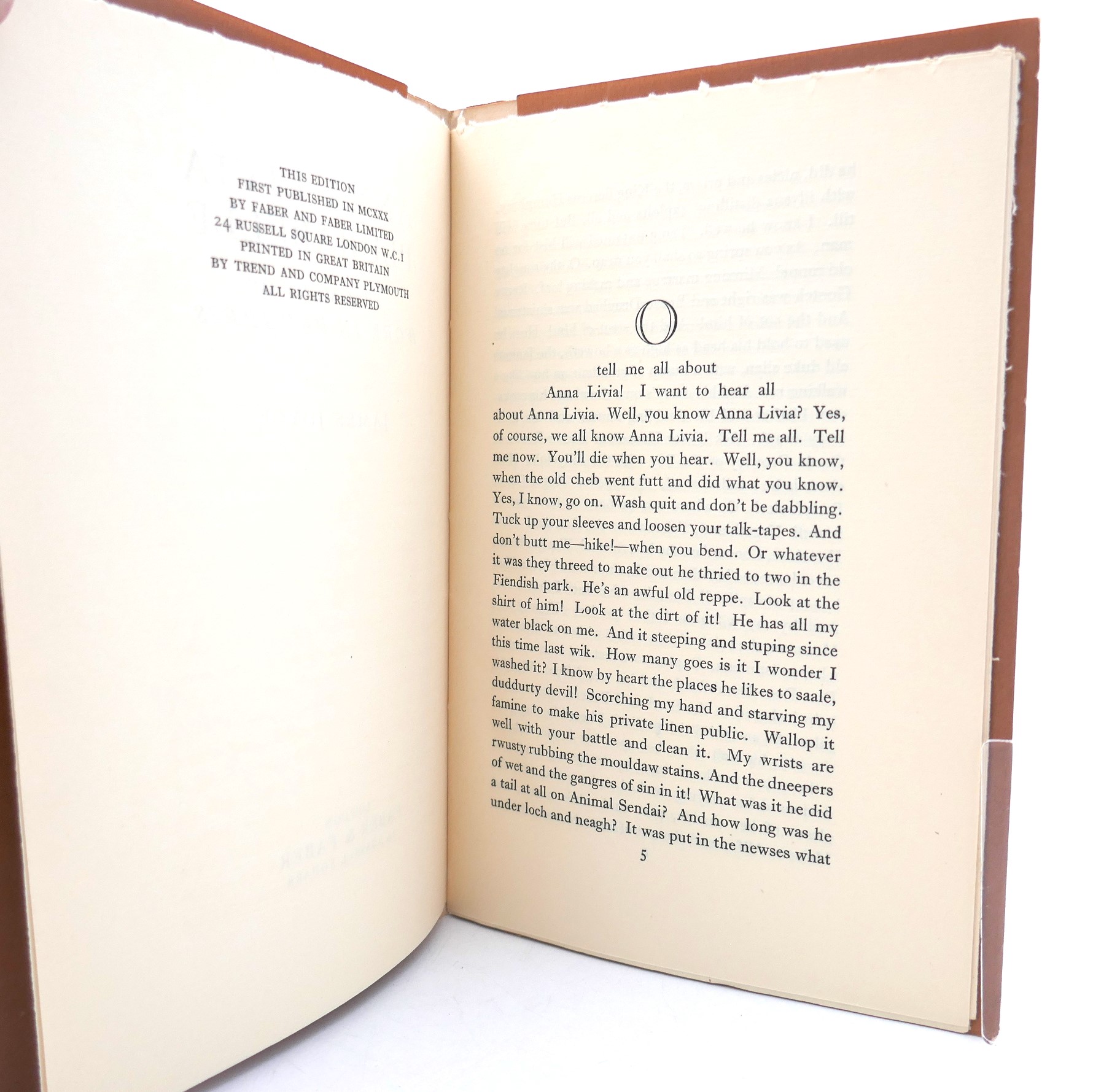 Anna Livia Plurabelle. First Edition in Wrappers (1930) - Image 3