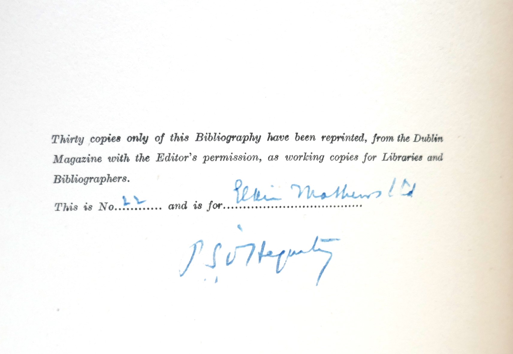 A Bibliography of Books by P.H. Pearse (1931) - Image 3