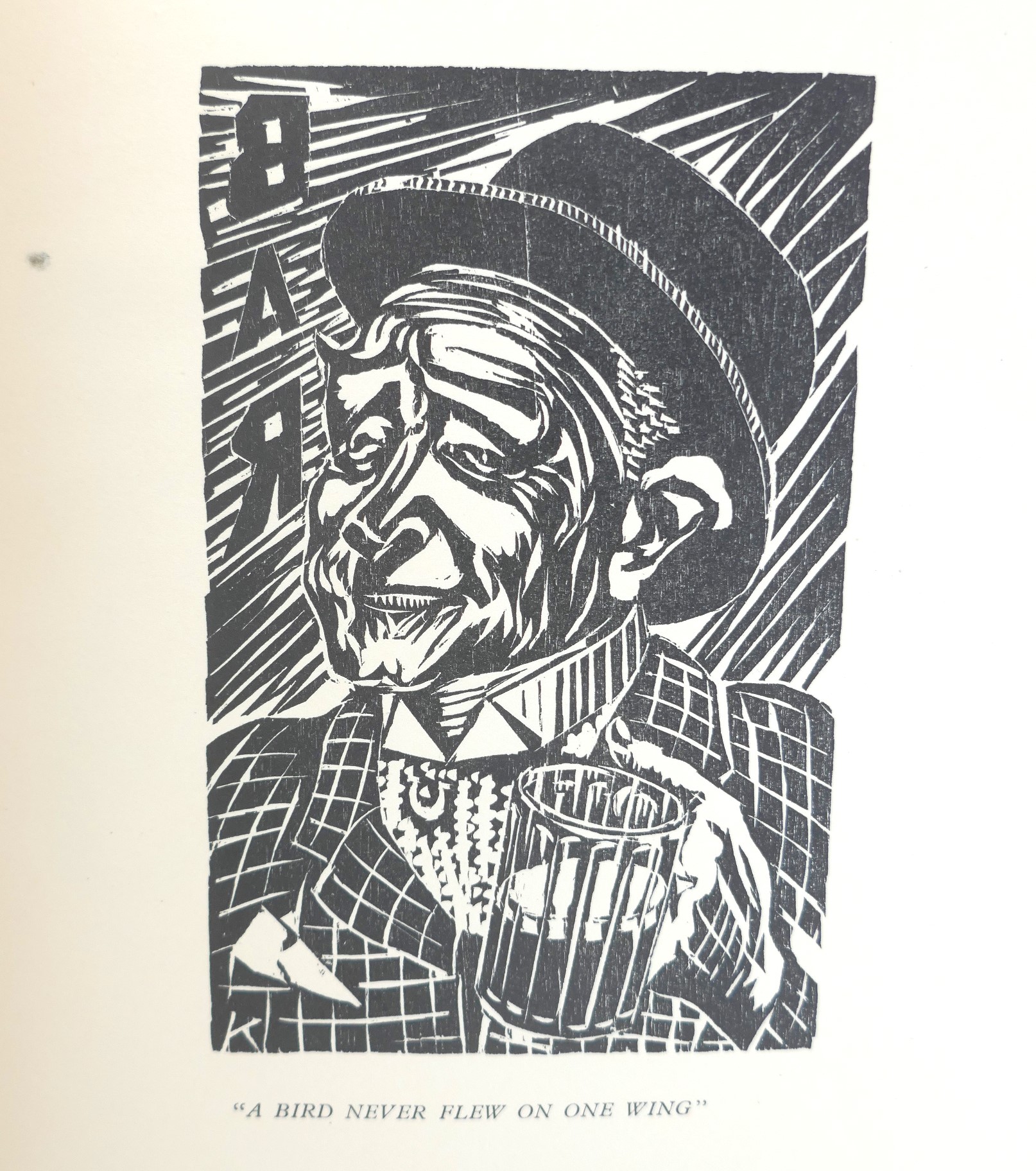 Thirty-Six Woodcuts. Flann O'Brien's Copy (1951) - Image 4
