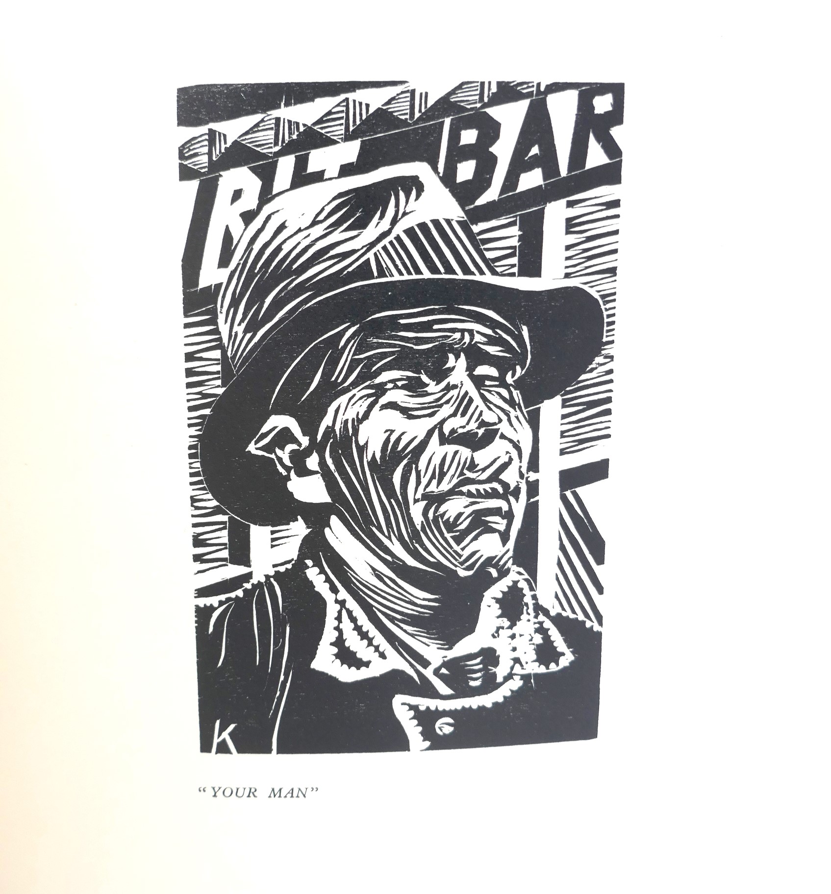 Thirty-Six Woodcuts. Flann O'Brien's Copy (1951) - Image 7